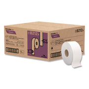 Select Jumbo Bath Tissue, Septic-Safe, 1-Ply, White, 3.3" x 2,000 ft, 12 Rolls/Carton