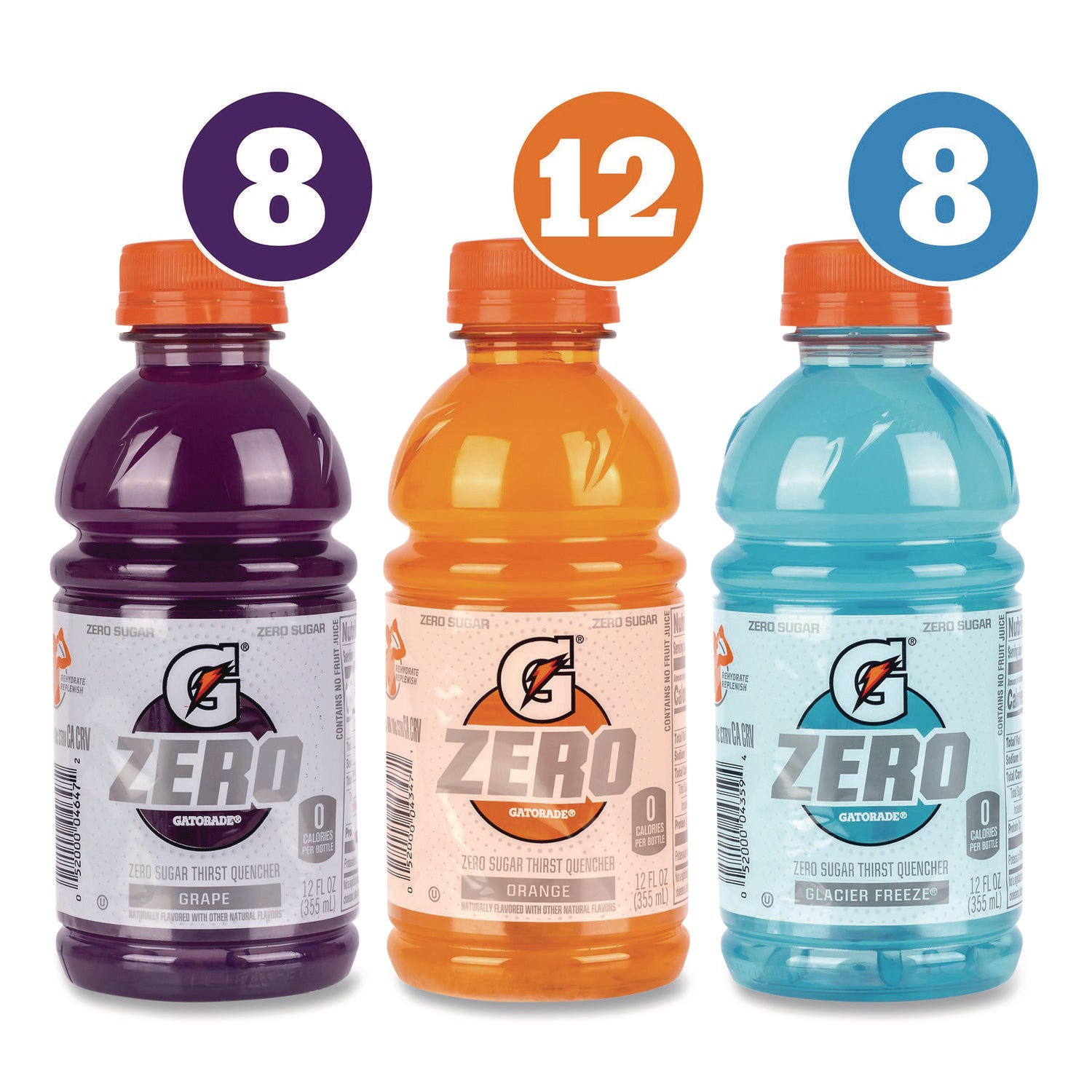 Sugar Free - Orange, Grape, Glacier Freeze - 28/Bag - 1 Carton