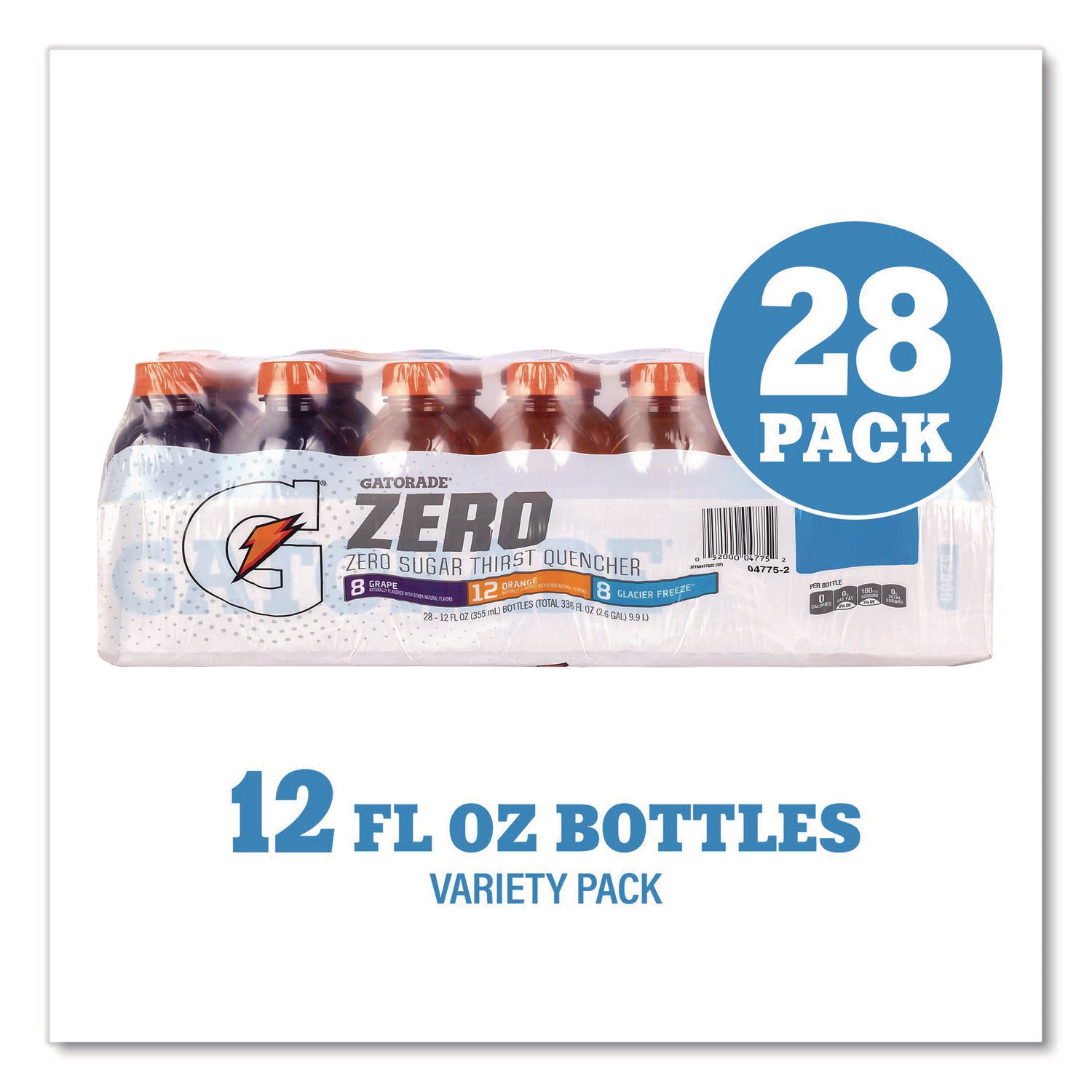 Sugar Free - Orange, Grape, Glacier Freeze - 28/Bag - 1 Carton