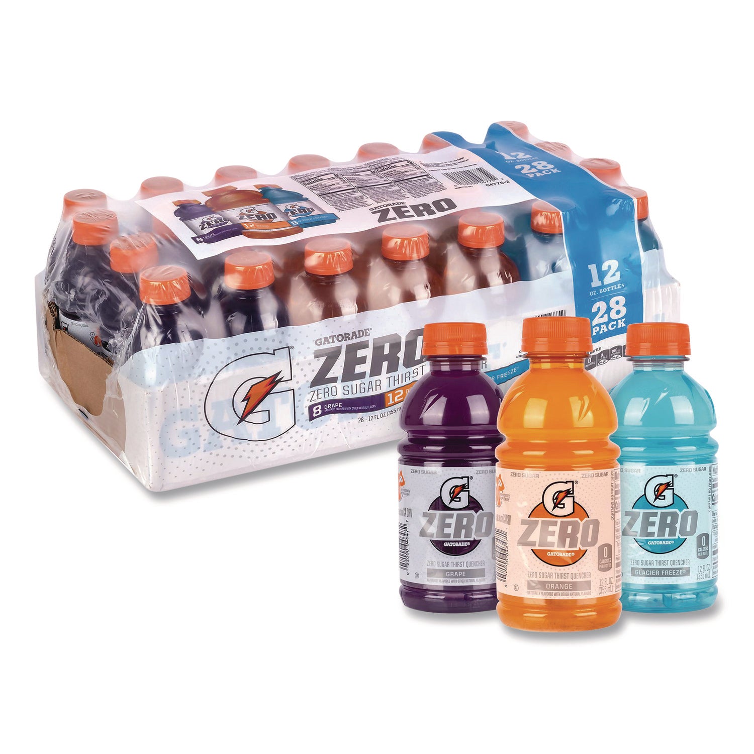 Sugar Free - Orange, Grape, Glacier Freeze - 28/Bag - 1 Carton