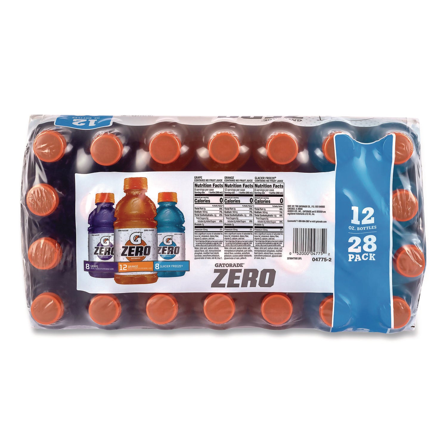 Sugar Free - Orange, Grape, Glacier Freeze - 28/Bag - 1 Carton