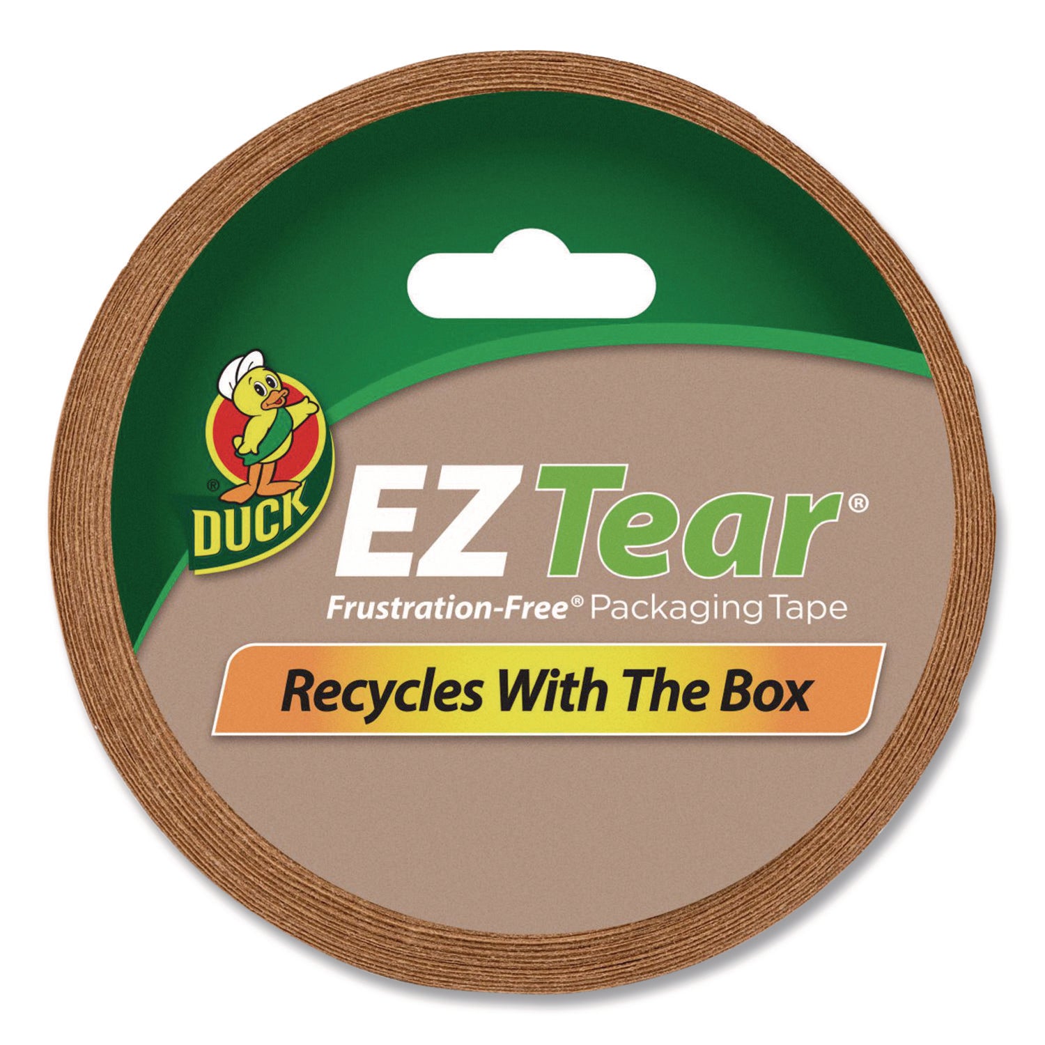 25 yd Length x 1.88" Width - Kraft - Paper - Kraft Paper Backing - Rubber Adhesive - For Packaging, Labeling, Sealing - 1 Each