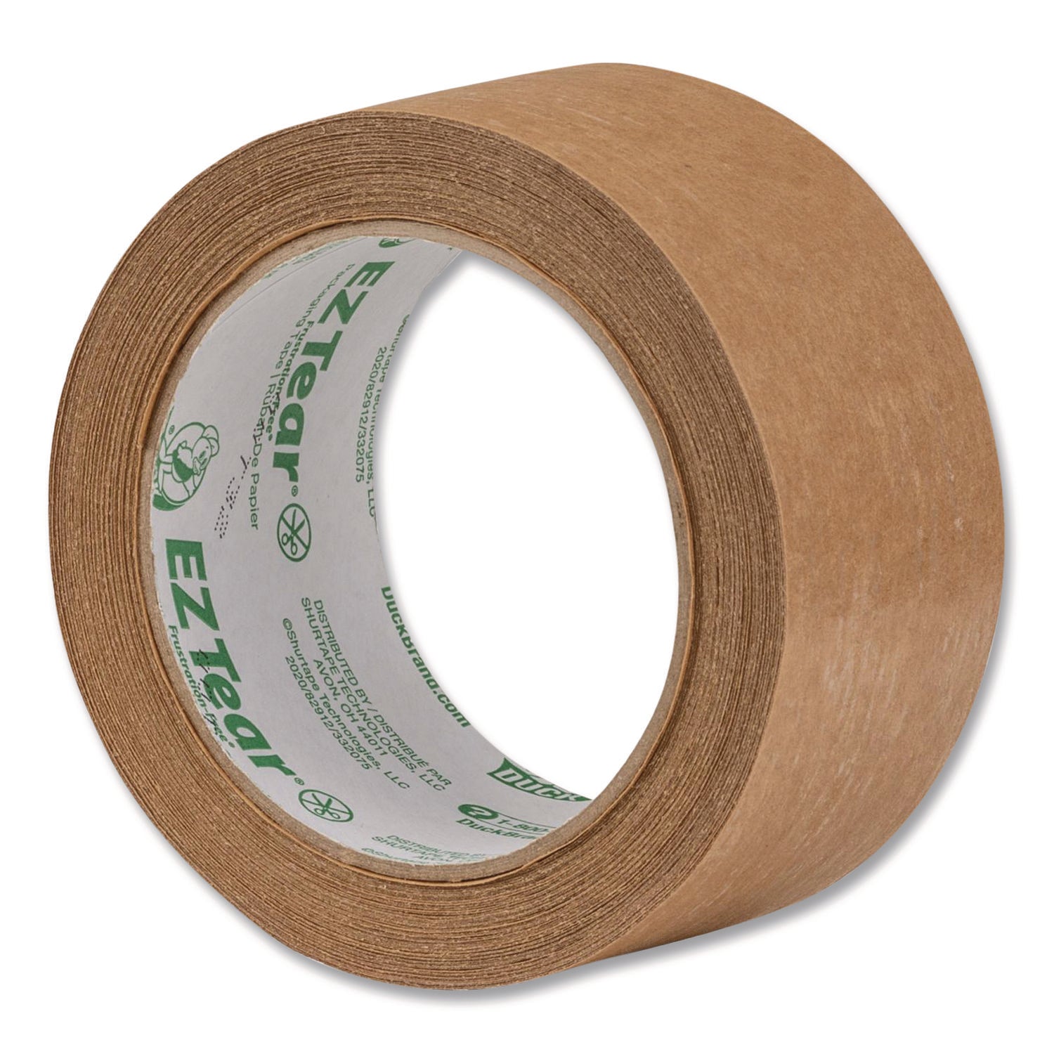25 yd Length x 1.88" Width - Kraft - Paper - Kraft Paper Backing - Rubber Adhesive - For Packaging, Labeling, Sealing - 1 Each