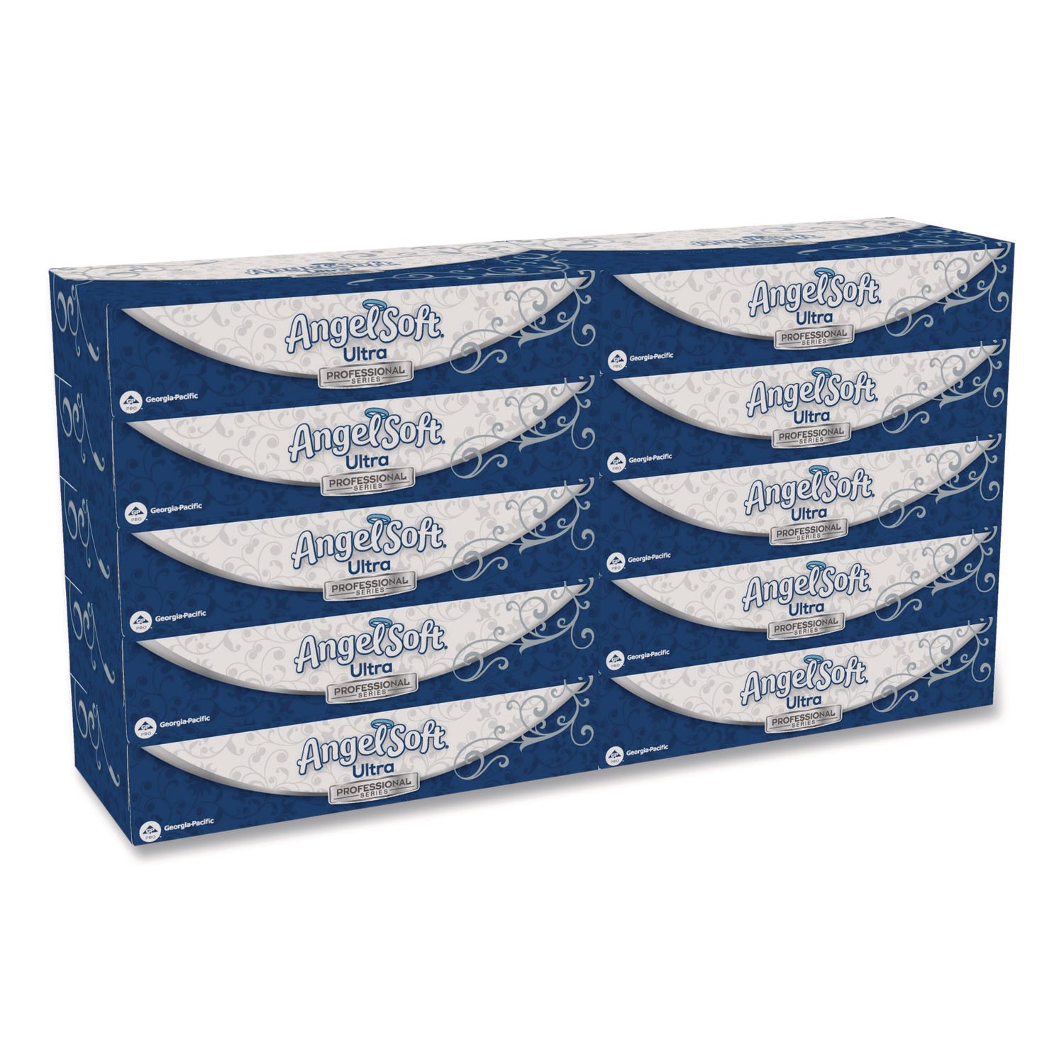 2 Ply - 7.40" Width x 8.80" Length - White - 125/Box - 10 / Carton