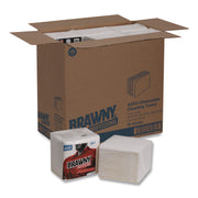 Professional Cleaning Towels, 1-Ply, 12 X 13, White, 50/pack, 18 Packs/carton