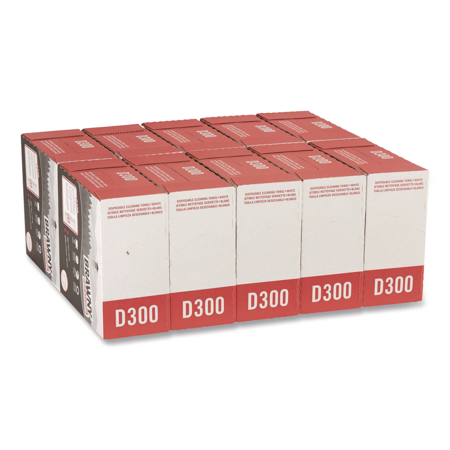 1 Ply - 9.20" Width x 15.60" Length - White - 10 / Carton