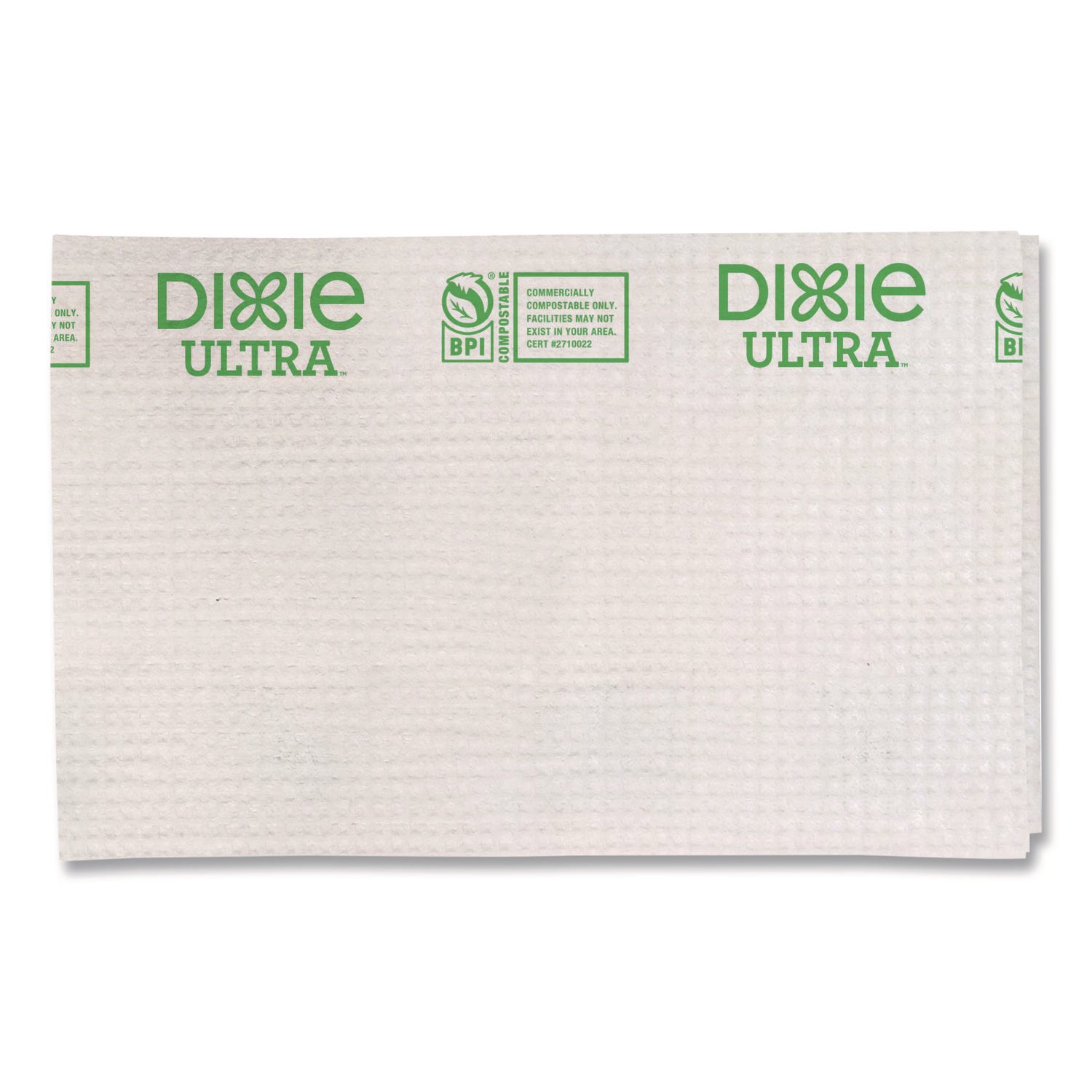 Dine-A-Cloth FLAX Foodservice Wipers, 1-Ply, 12.75 x 21, White, 144/Box