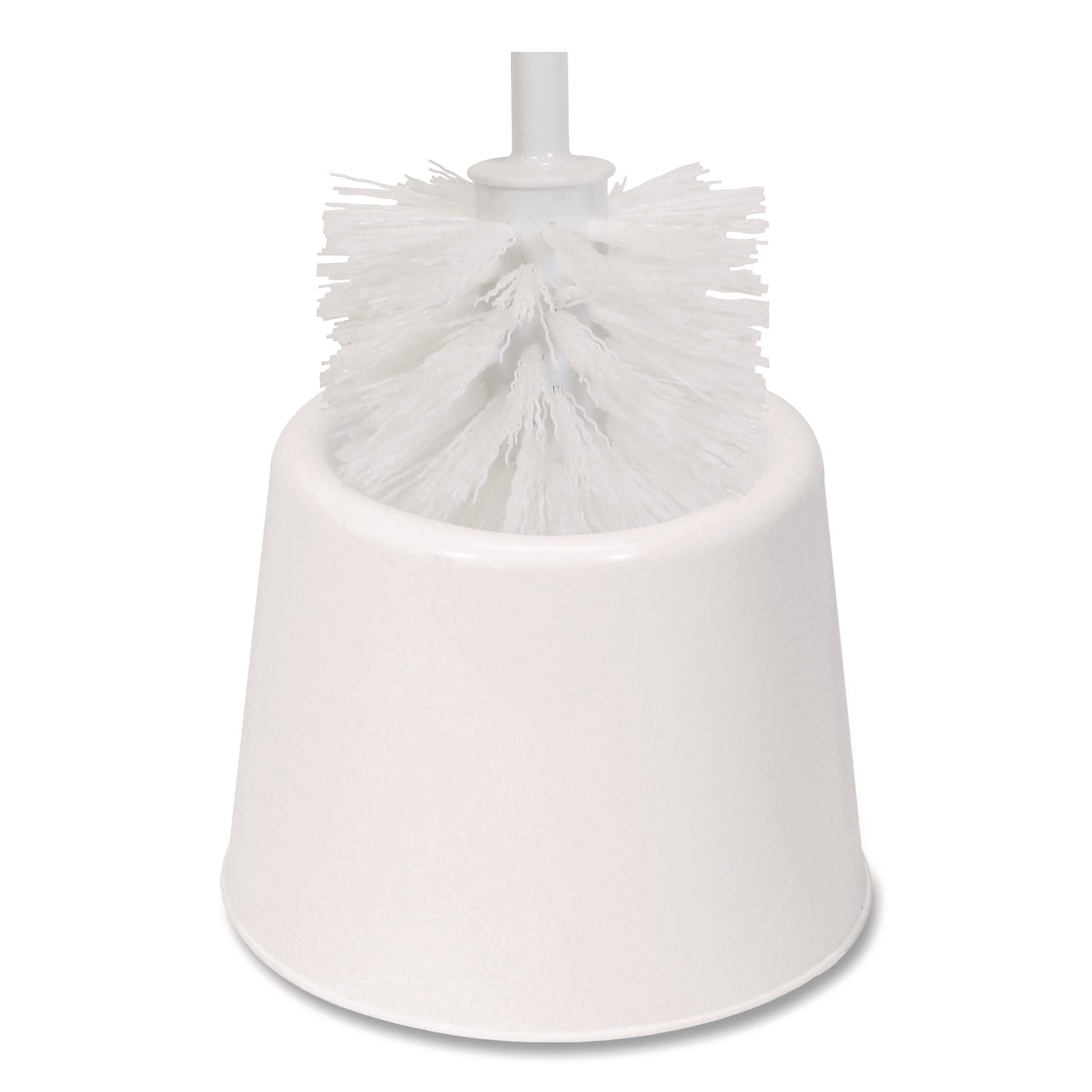 Caddy For Spiral Bowl Brush, White