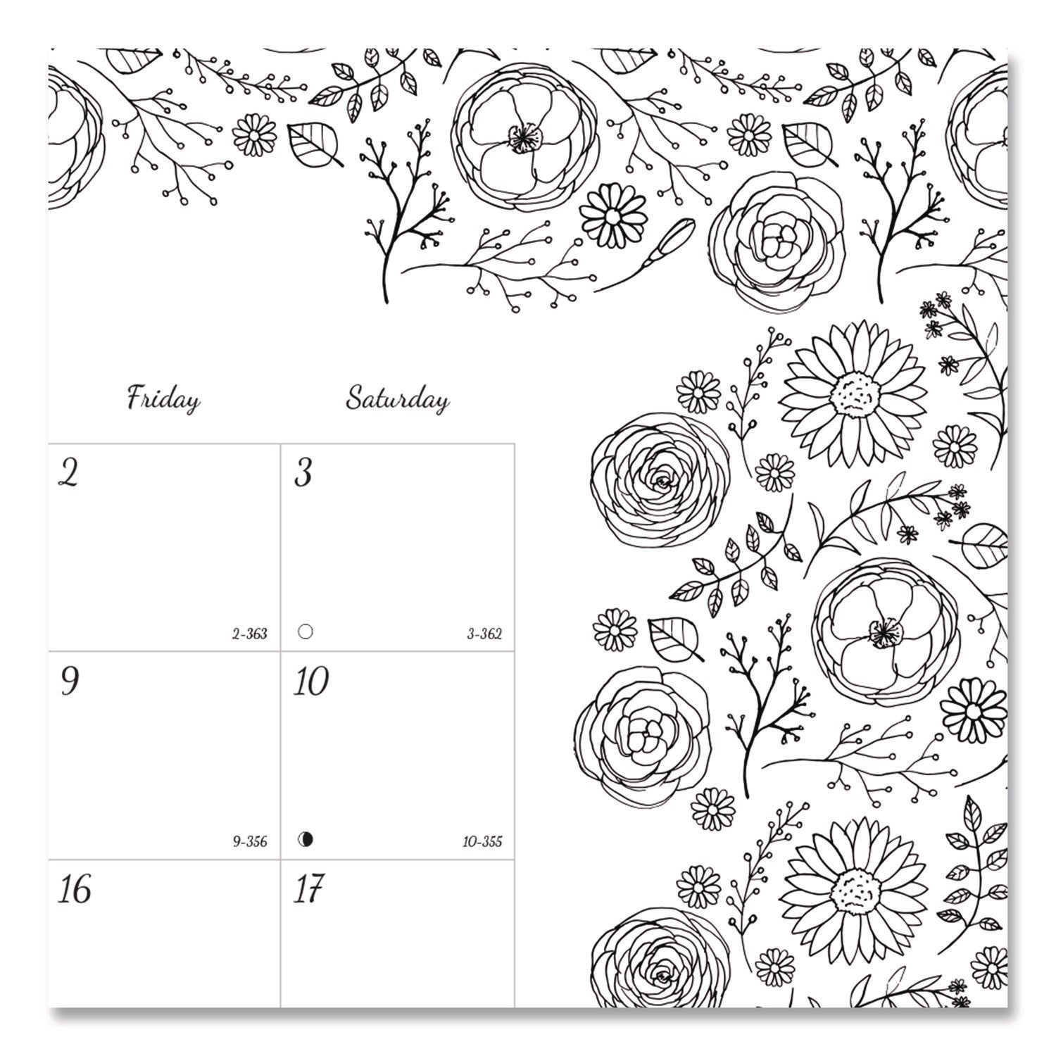 Julian Dates - Monthly - January 2026 to December 2026 - 1 Month Single Page Layout - Desk Pad - White - Chipboard - 17" Height x 22" Width - Tear-off, Compact, Reinforced - 1 Each