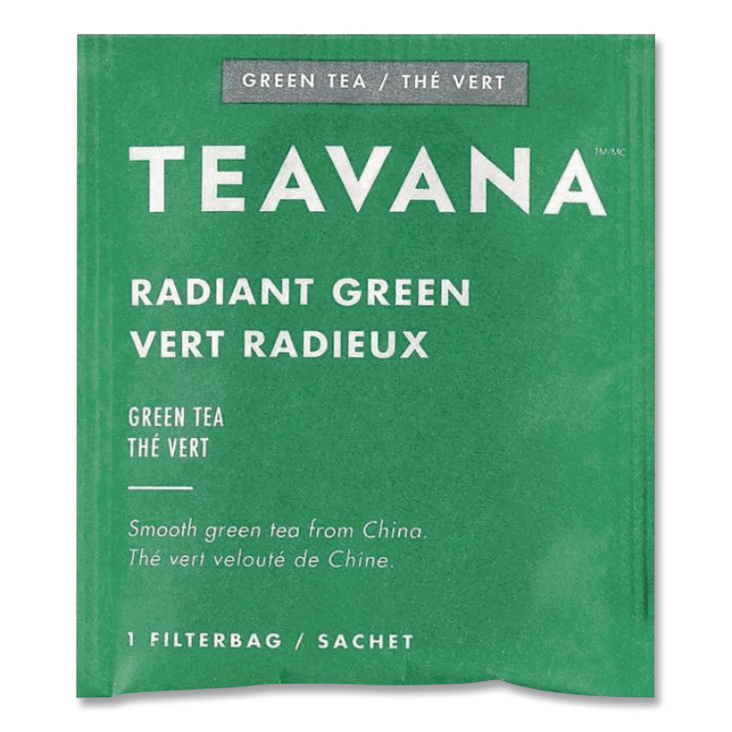 Teavana Tea Bags, Radiant Green, 0.09 oz, 24/Box