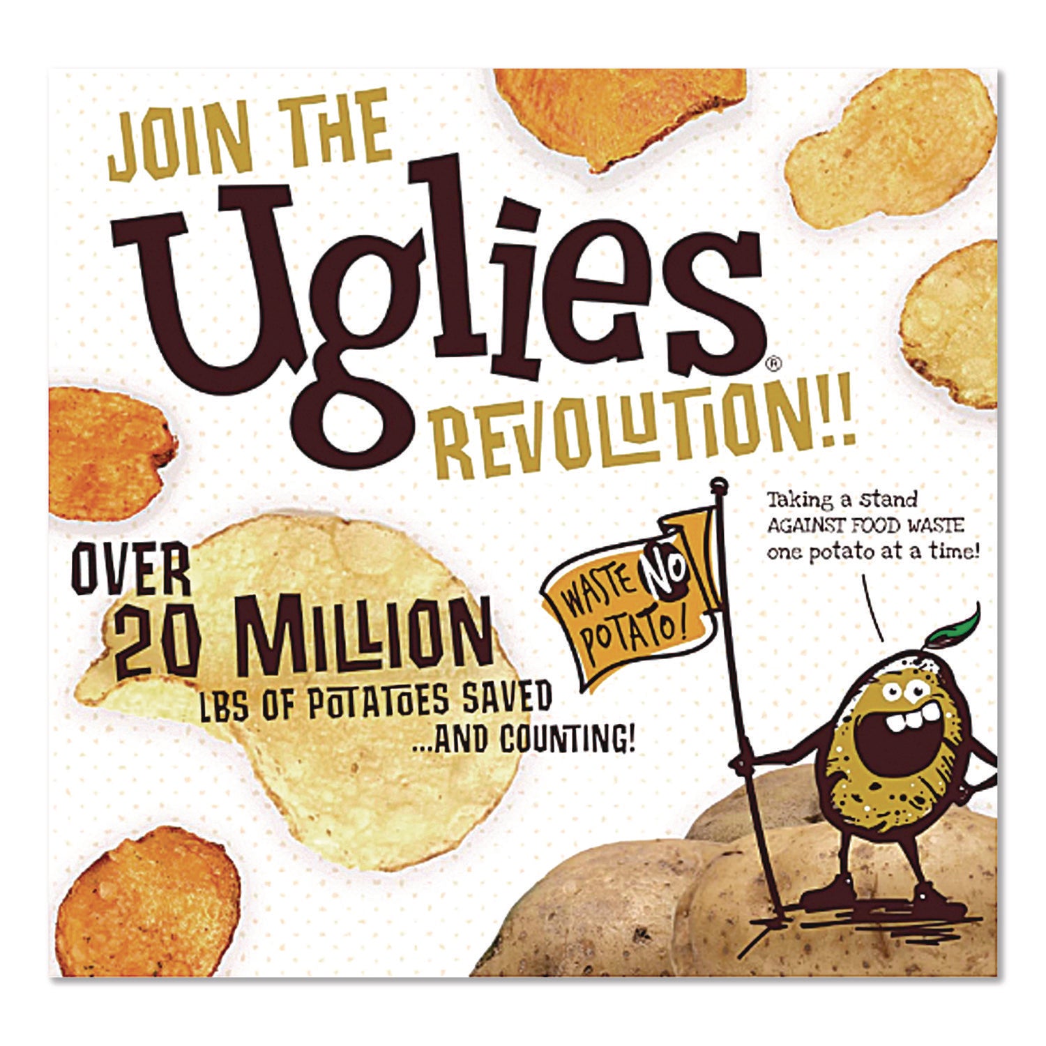 Kettle Potato Chips, Buffalo Ranch, 2 oz Bags, 24/Carton