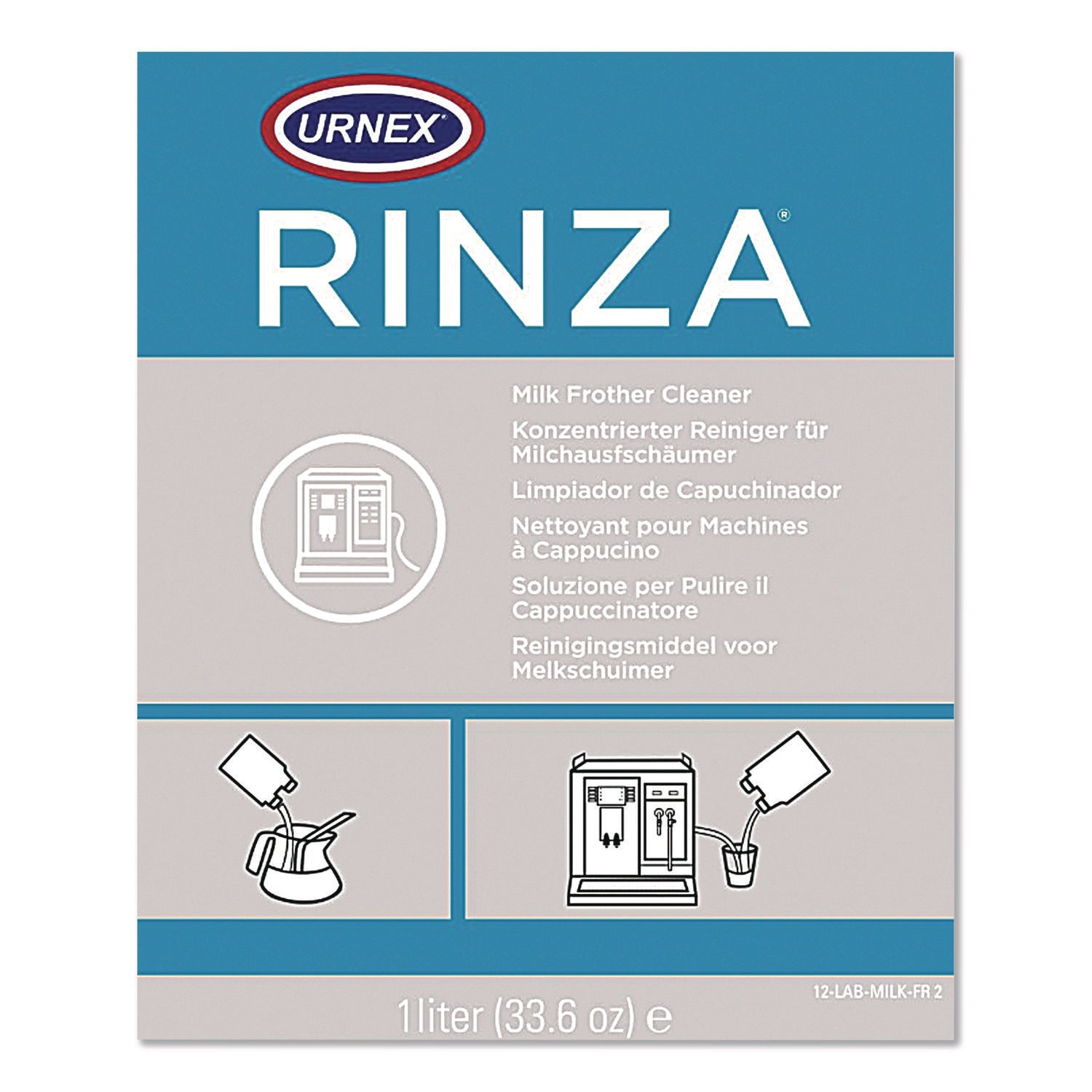 Rinza Milk Frother Cleaner, 33.6 oz Bottle