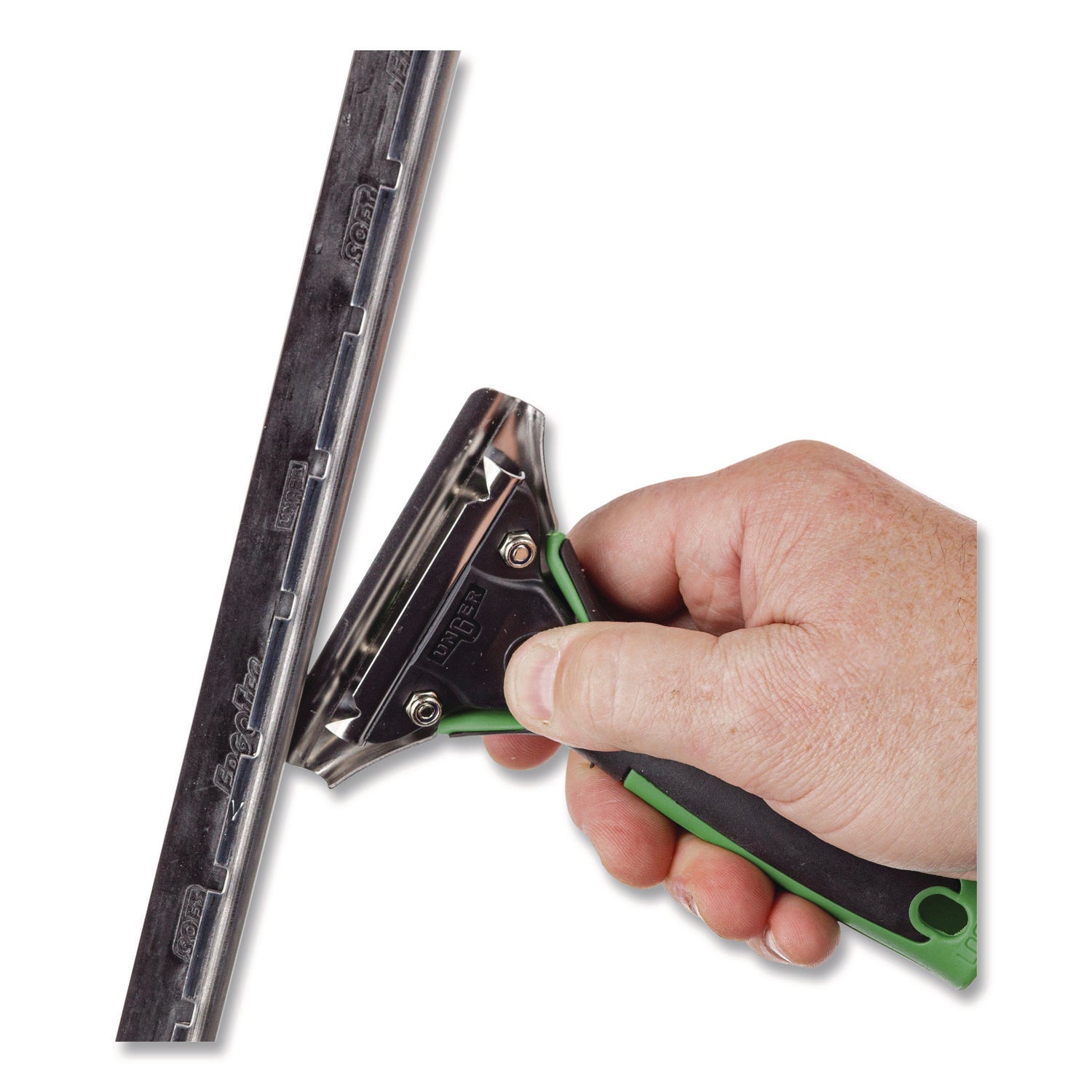 ErgoTec Squeegee, 14" Wide Blade, 4" Handle