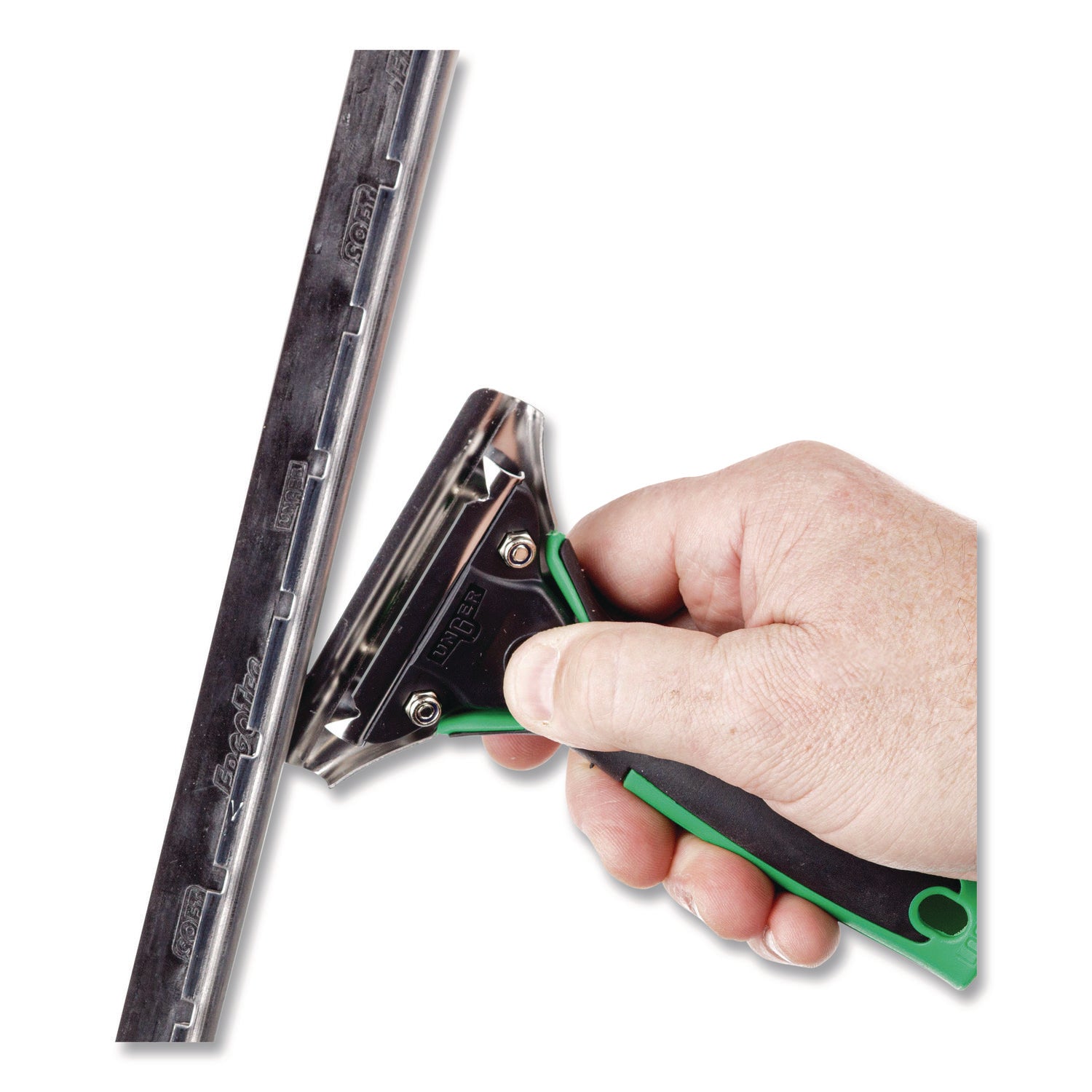 Stainless Steel "S" Channel with Soft Rubber, 14" Wide Blade