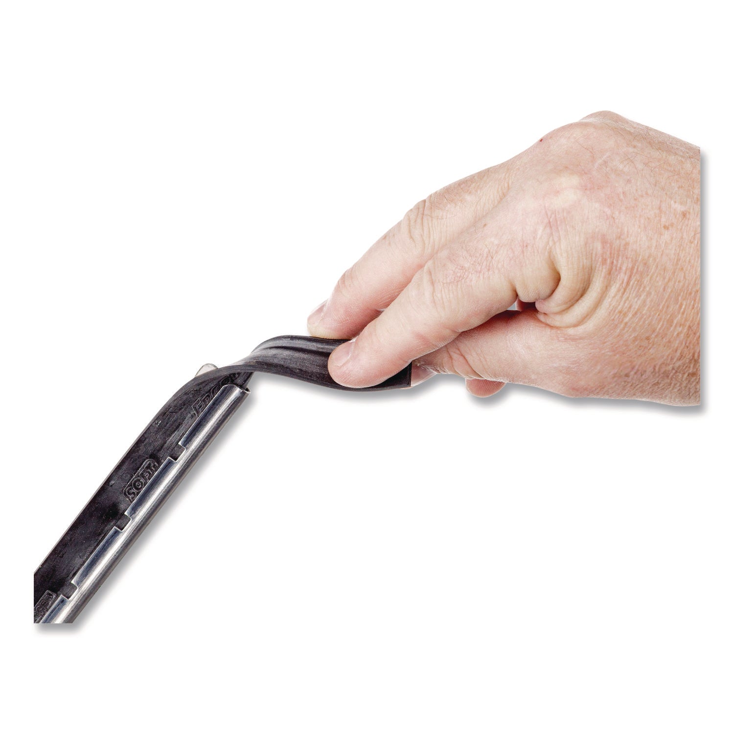 Stainless Steel "S" Channel with Soft Rubber, 10" Wide Blade