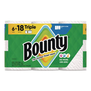 Bounty Select-A-Size Paper Towels, 2 Ply, 123 Sheets per Roll, Diamond Texture, White, 6 Rolls per Carton