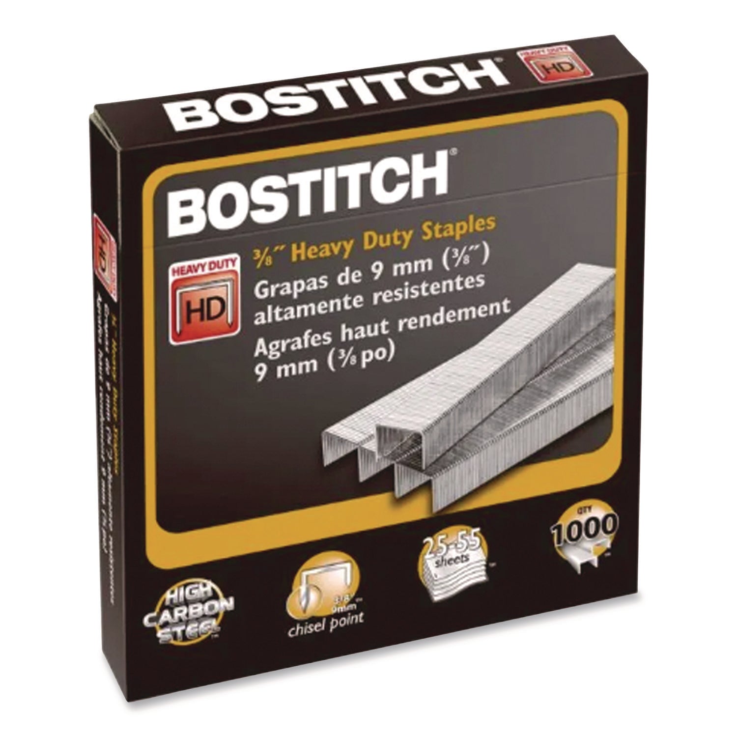 Premium Heavy Duty Staples, 3/8", Pack of 1000
