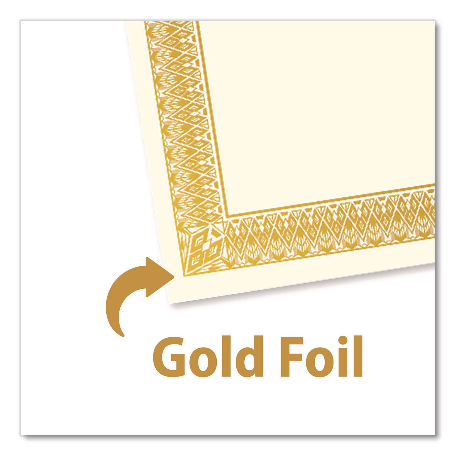 Certificate;Gold Foil;Rome