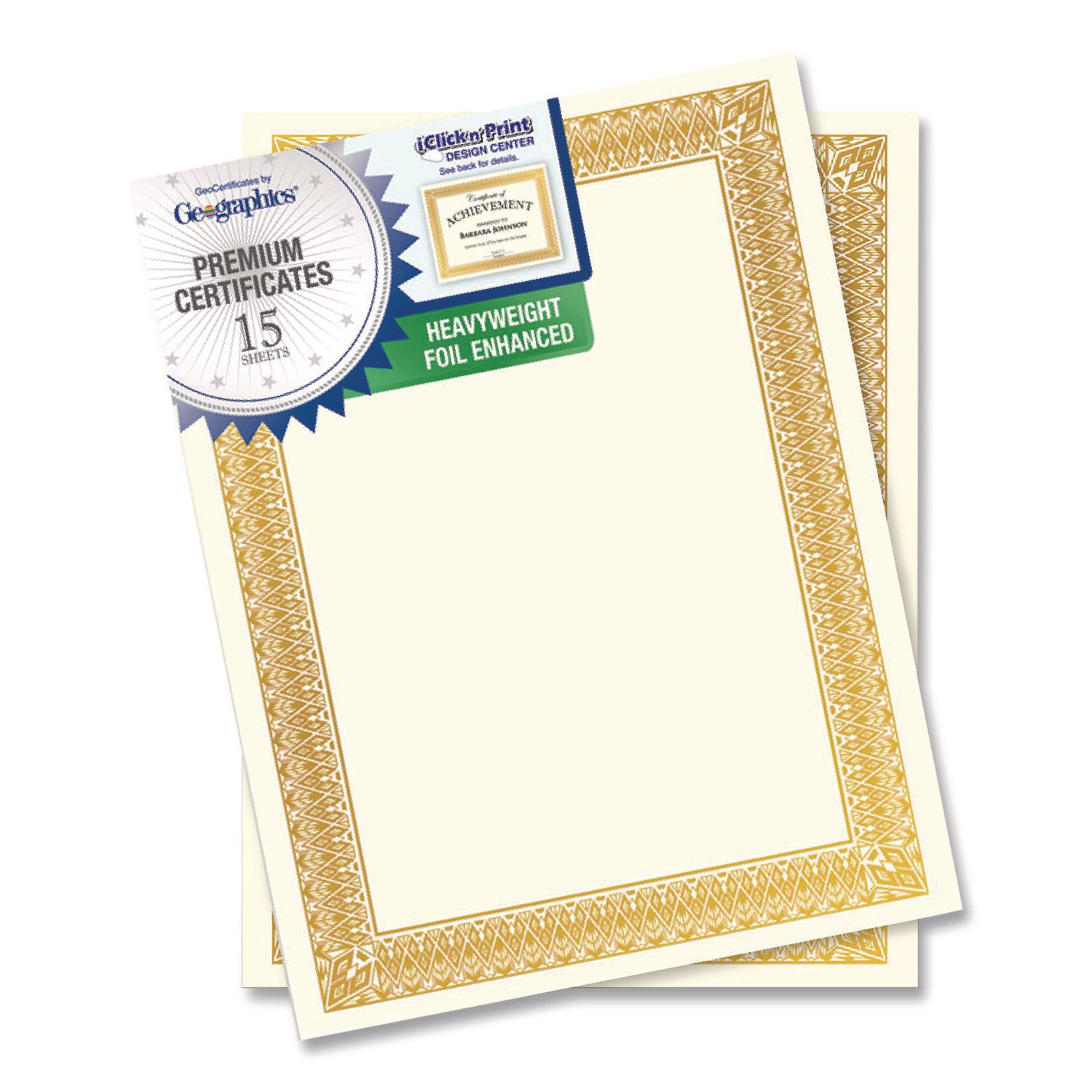 Certificate;Gold Foil;Rome