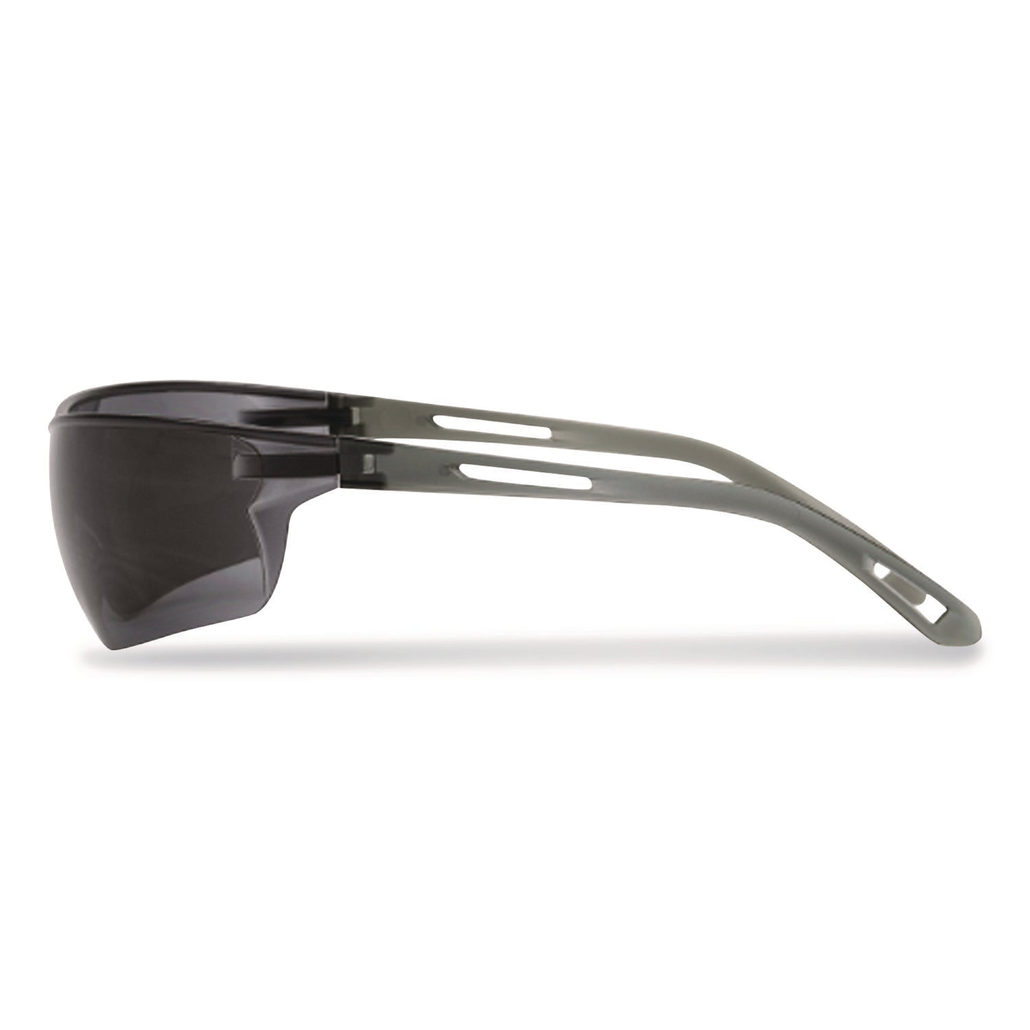 Zenon Z-Lyte Safety Glasses, Gray Frame, Gray Lens
