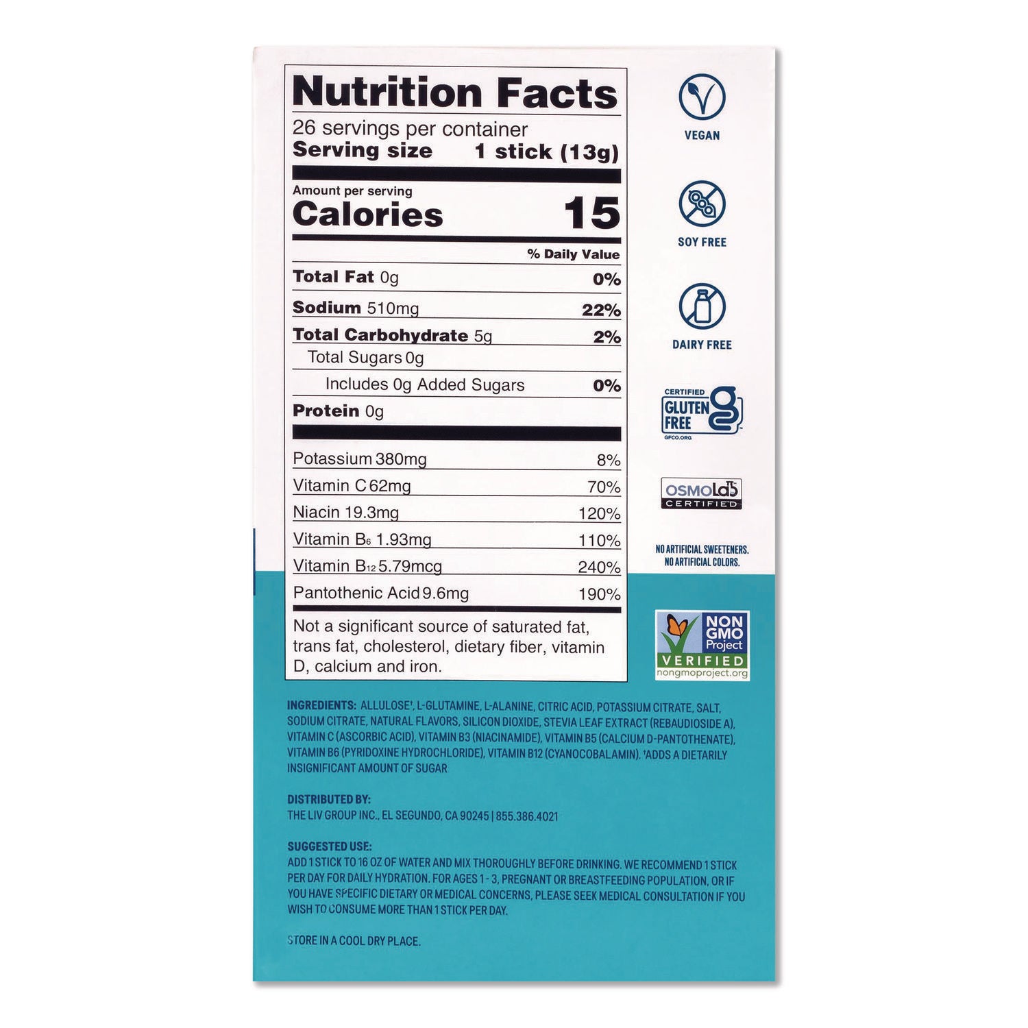 BEVERAGE,LQD HYDRTN,26CT