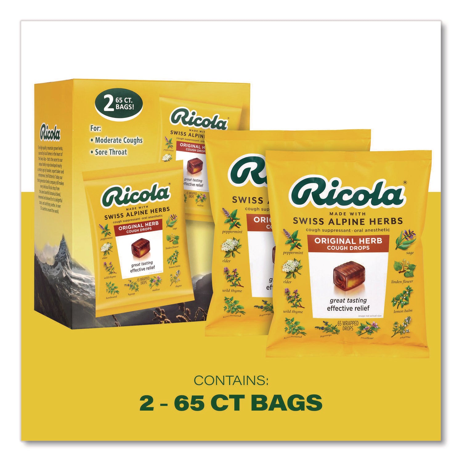 For Cough, Itchy Throat, Cold, Flu, Allergy - 1 / Carton