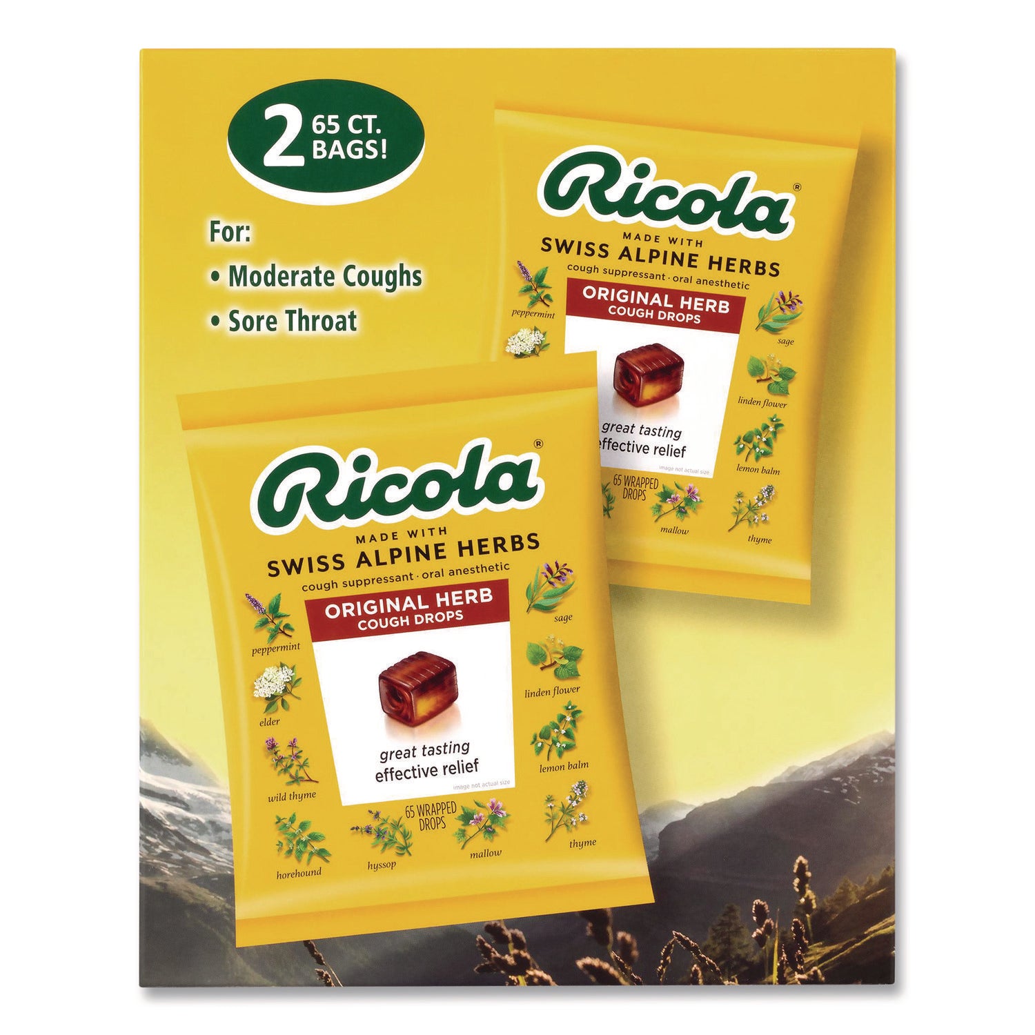 For Cough, Itchy Throat, Cold, Flu, Allergy - 1 / Carton