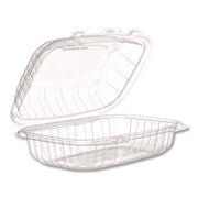 Microwaveable Hinged Containers, 6.5 x 9 x 3, Clear, Plastic, 300/Carton
