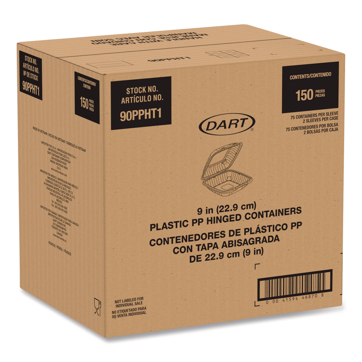 Container;Hingd;9";Plstc;Pp