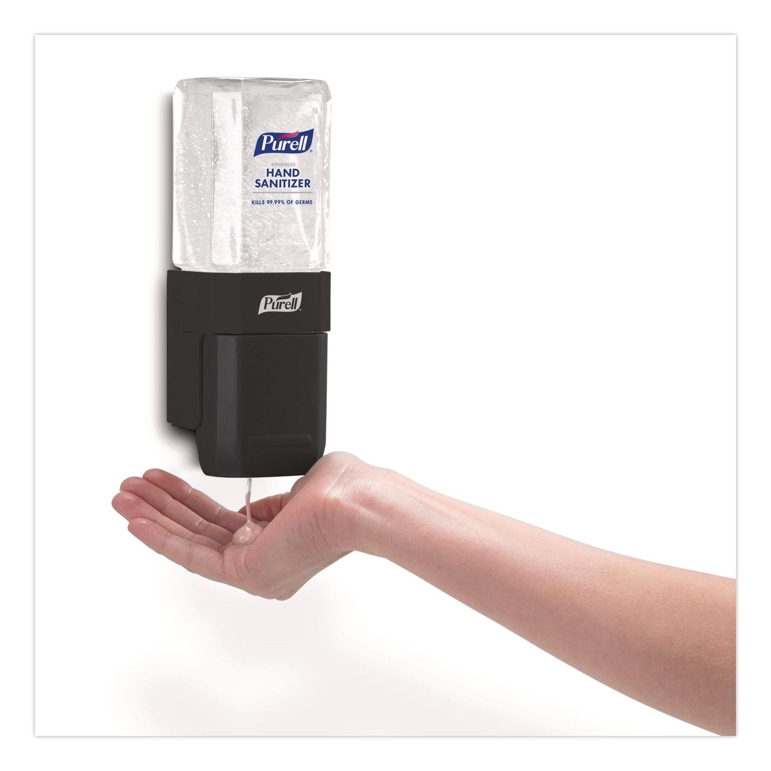 Advanced Hand Sanitizer Gel, Refill for ES Everywhere System, 450 mL Refill, Clean Scent, 6/Carton