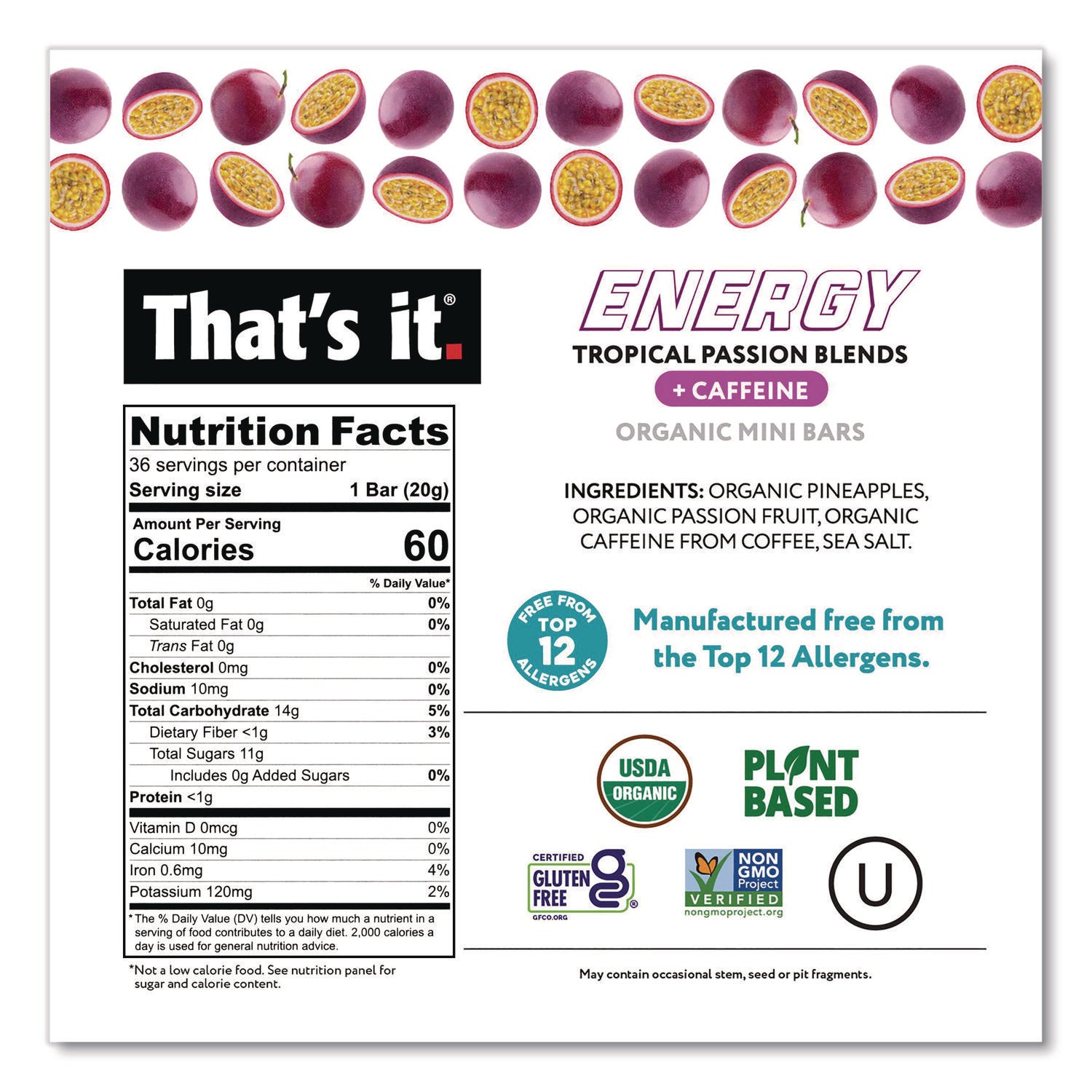 FOOD,TRP ENRGY BRS,36CT