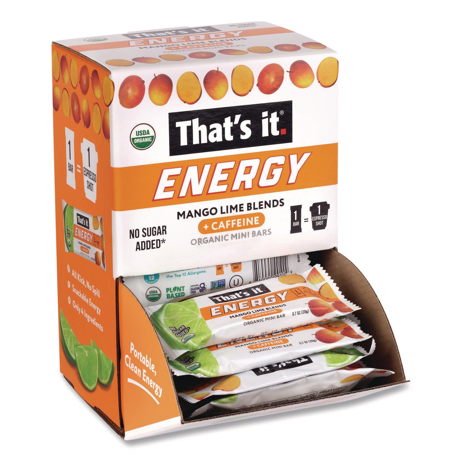 FOOD,MNGO ENRGY BRS,36CT
