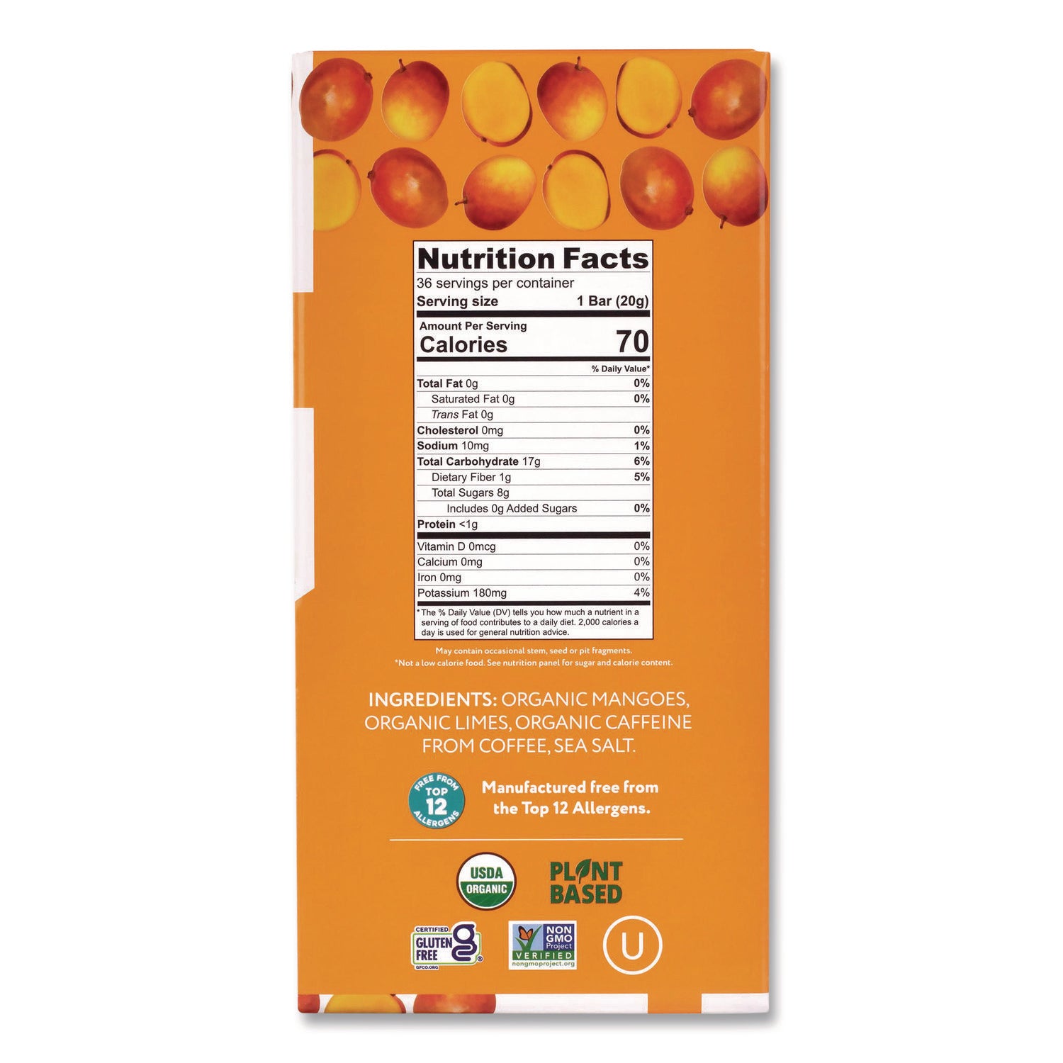 FOOD,MNGO ENRGY BRS,36CT