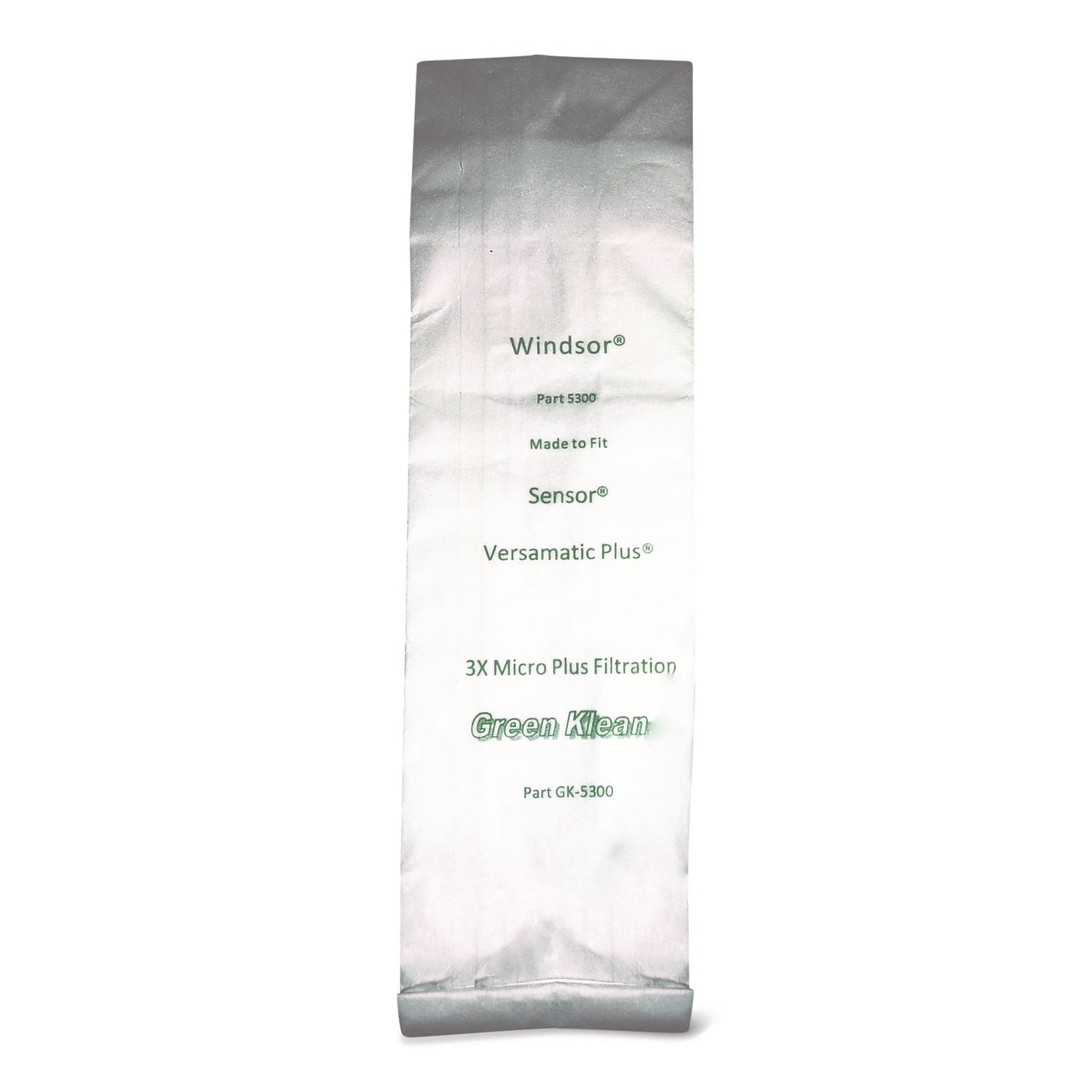 Replacement Vacuum Bags, Fits Allstar/century/karcher/prochem/sebo/versamatic Plus/windsor Sensor, 10/pack