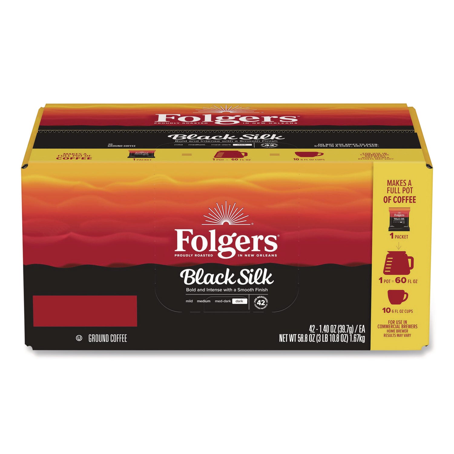 Regular - Dark - 1.4 oz - Fraction Pack - 42 / Carton