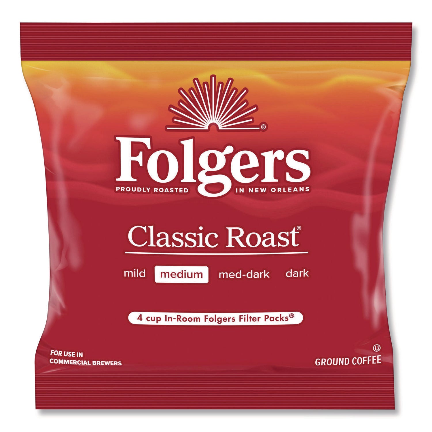 Coffee Filter Packs, Regular, In-Room Lodging, .6oz, 200/carton