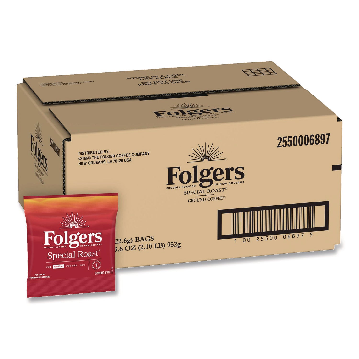 Regular - Medium - 0.8 oz - Fraction Pack - 42 / Carton