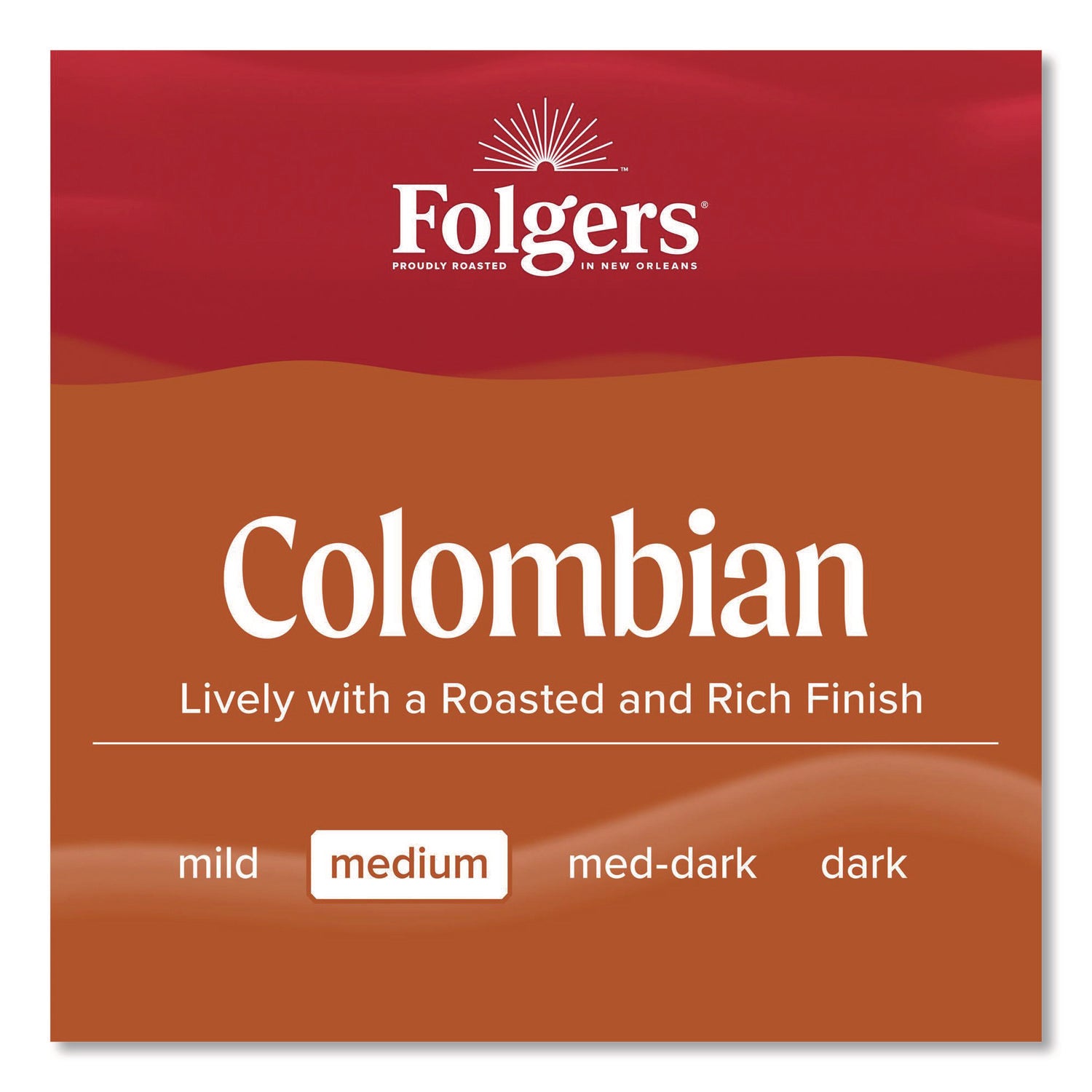 Regular - Medium/Dark - 1.4 oz - Filter Pack - Colombian - 40 / Carton