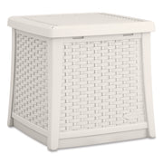 Elements End Table with Storage, Square, 18.75w x 18.75d x 18h, Ice Cube Top, Ice Cube Base/Legs