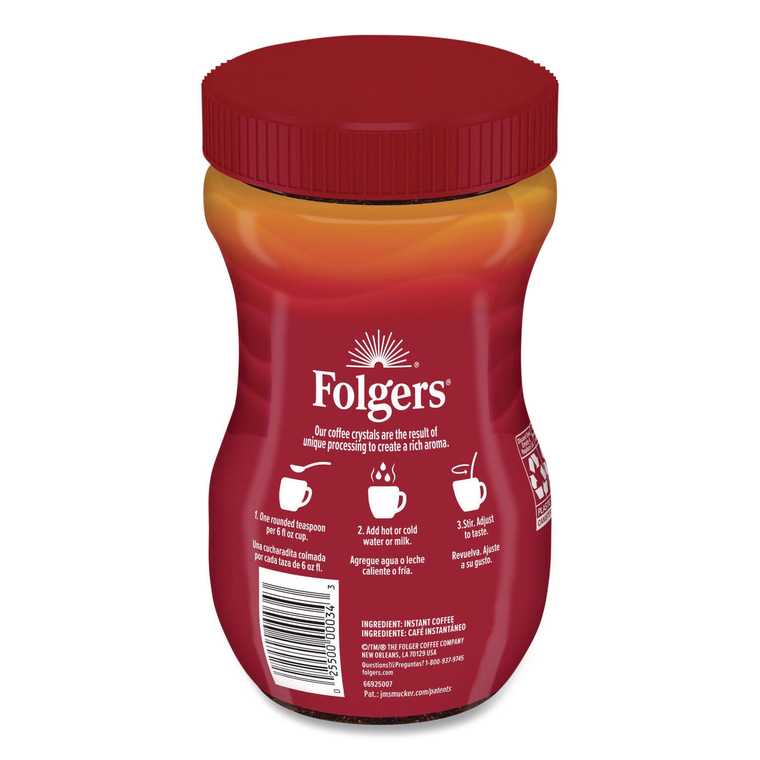 Regular, Regular - Classic - 8 oz Per Jar - Instant - Mountain Grown - 1 Each