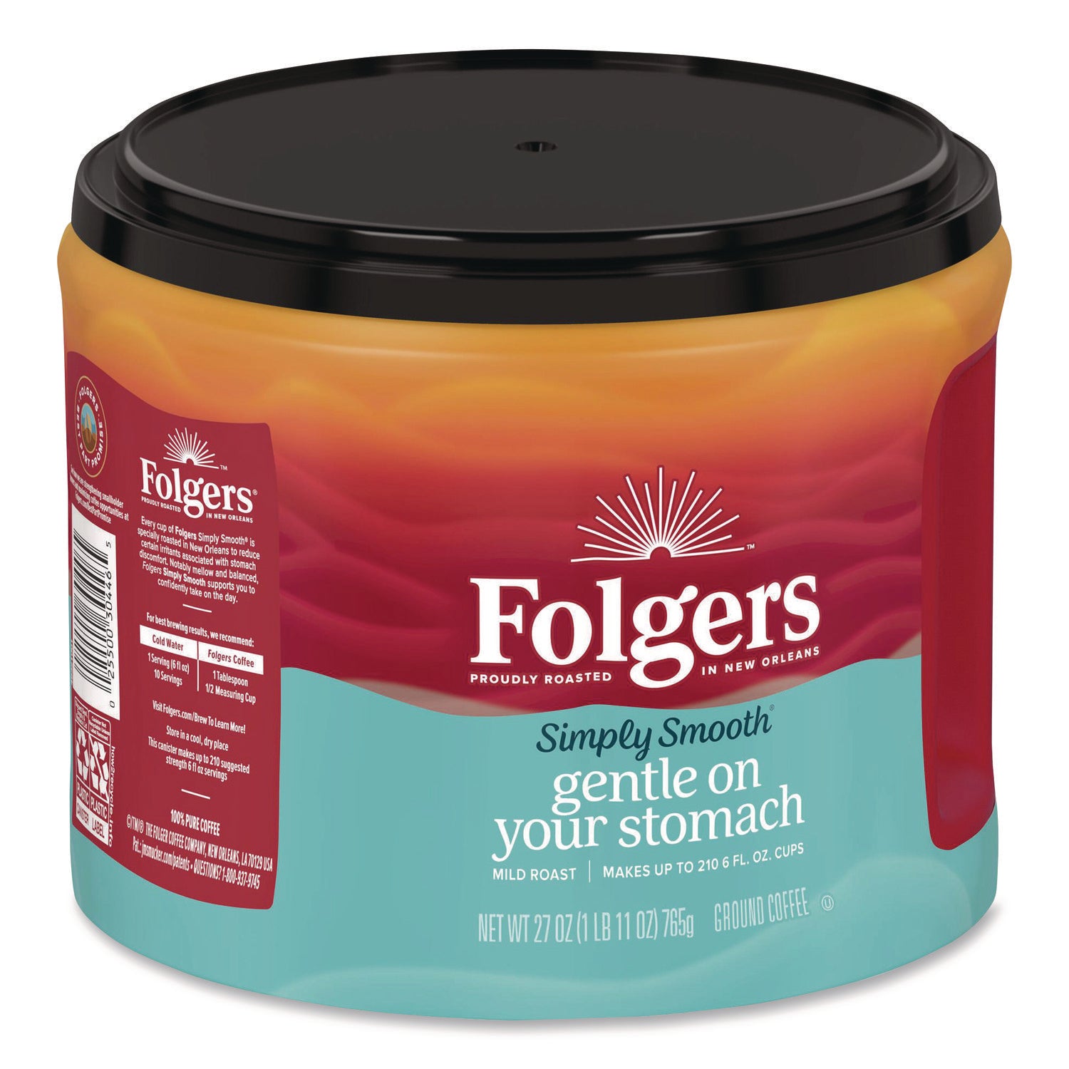 Medium - 27 oz Per Canister - Ground - 1 Each