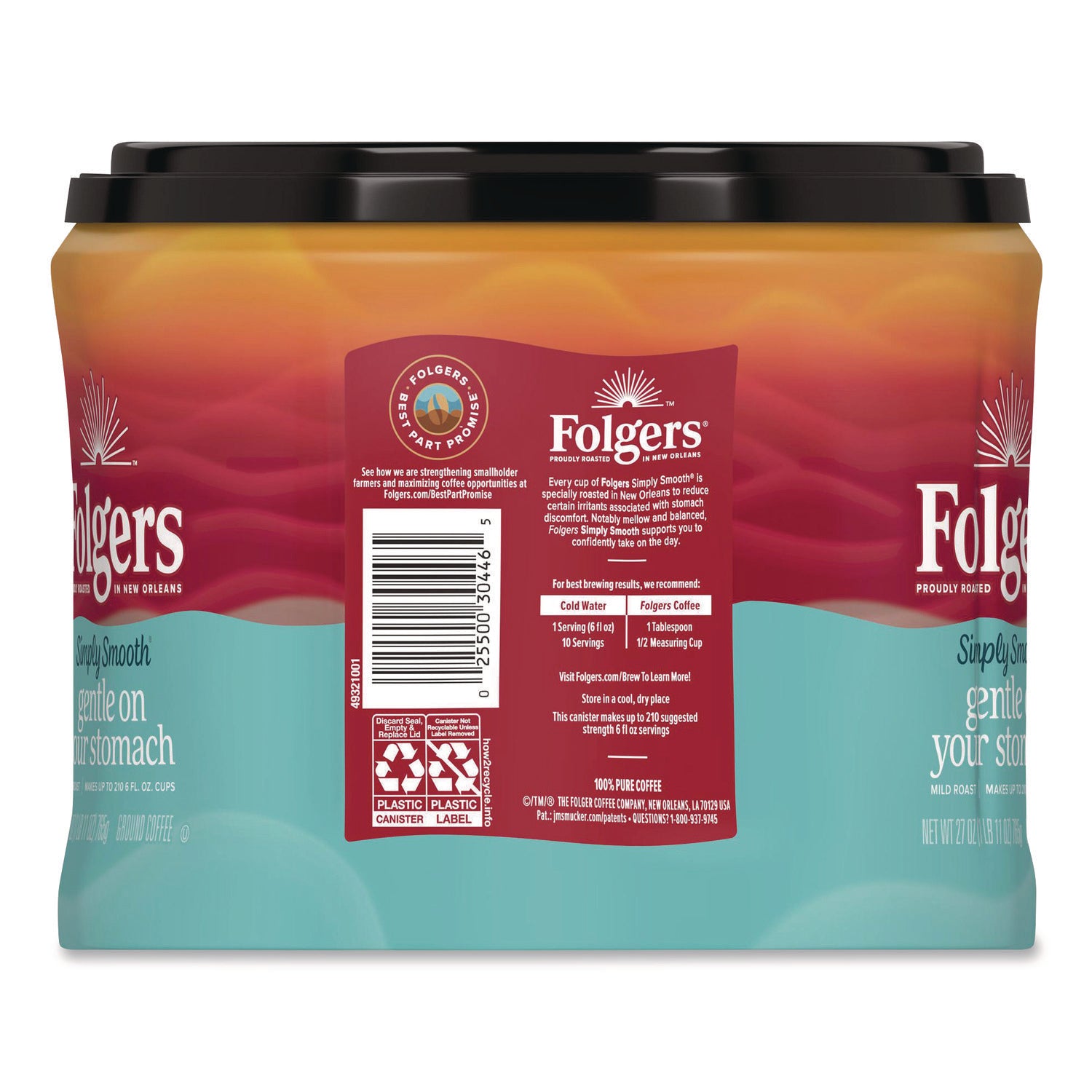 Medium - 27 oz Per Canister - Ground - 1 Each