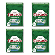 For Dishwasher, Dish - Pod - Recommended For: Grease Remover, Grime Remover, Food Remover, Residue Remover - Phosphate-free - Green - 33 / Bag