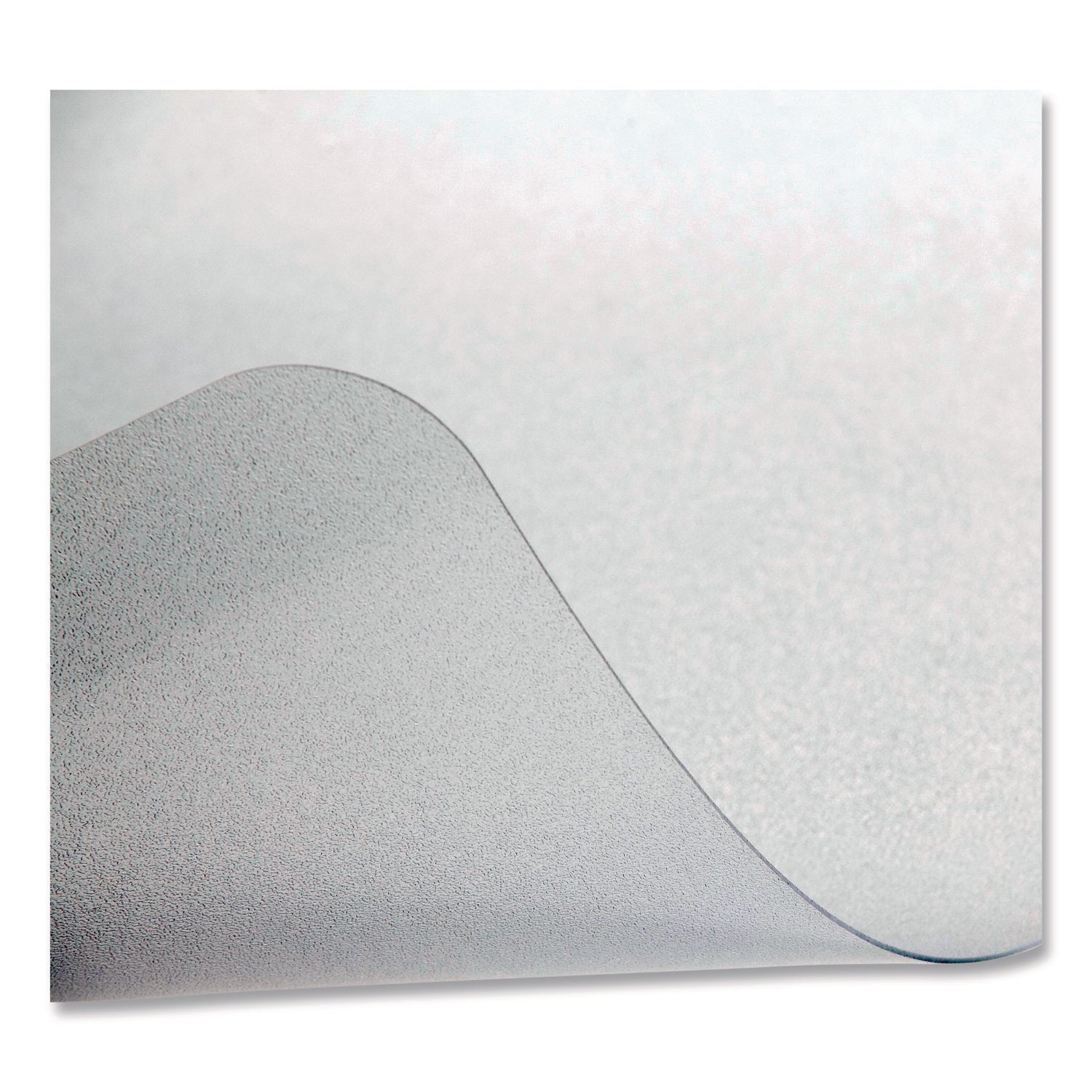 Deflecto OceanMat Chair Mat for Hard Floor - Hard Floor, Chair, Wood Floor, Tile Floor, Laminate Floor48" Width x 36" Depth - Lip Size 10" Length x 19" Width - Lipped - Plastic, Polyethylene Terephthalate (PET) - Clear - 1 Each