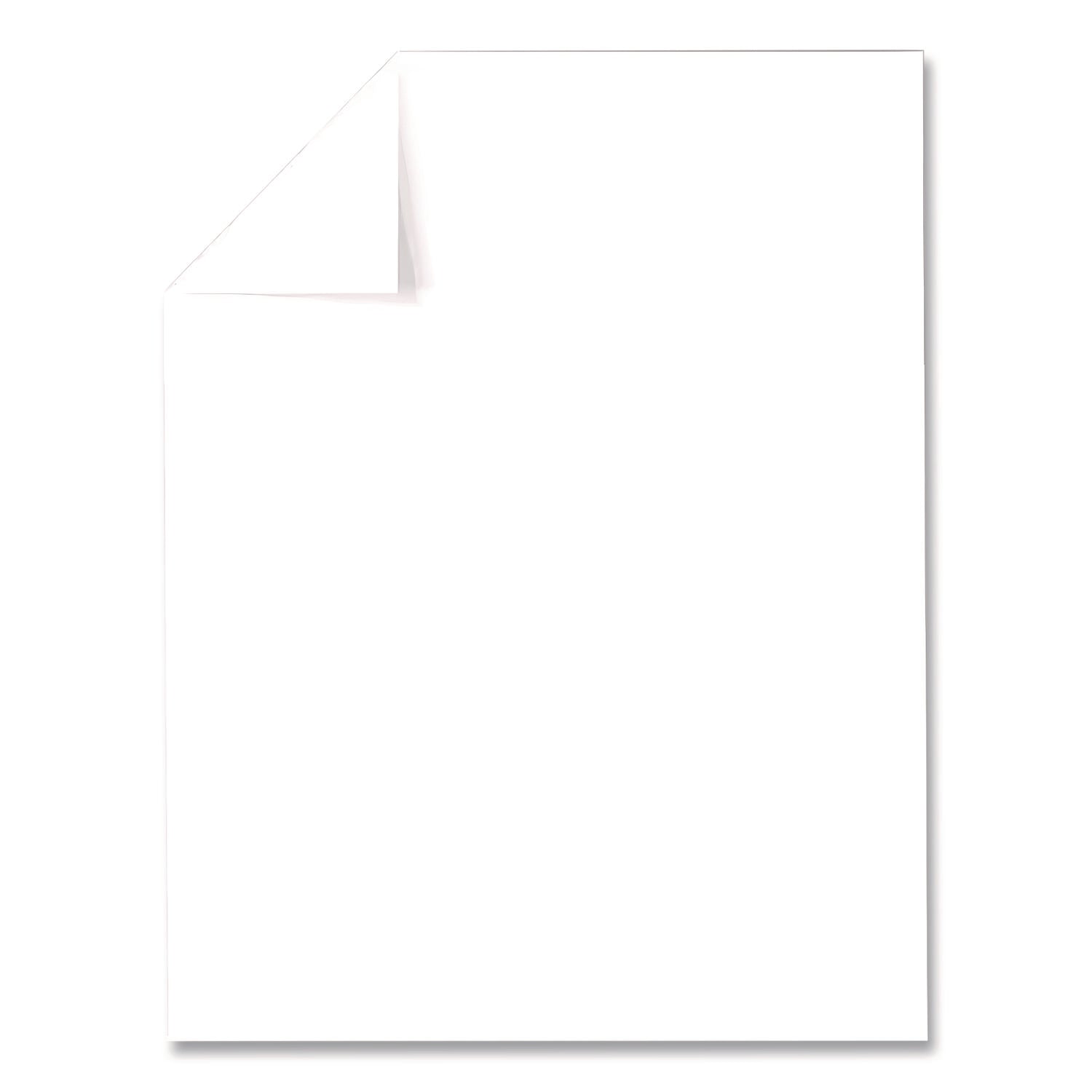 EXACT INDEX CARD STOCK, 94 BRIGHT, 110 LB INDEX WEIGHT, 8.5 X 11, WHITE, 250/PACK