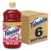 Multi-Use Cleaner, Citrus Scent, 56 oz Bottle, 6/Carton