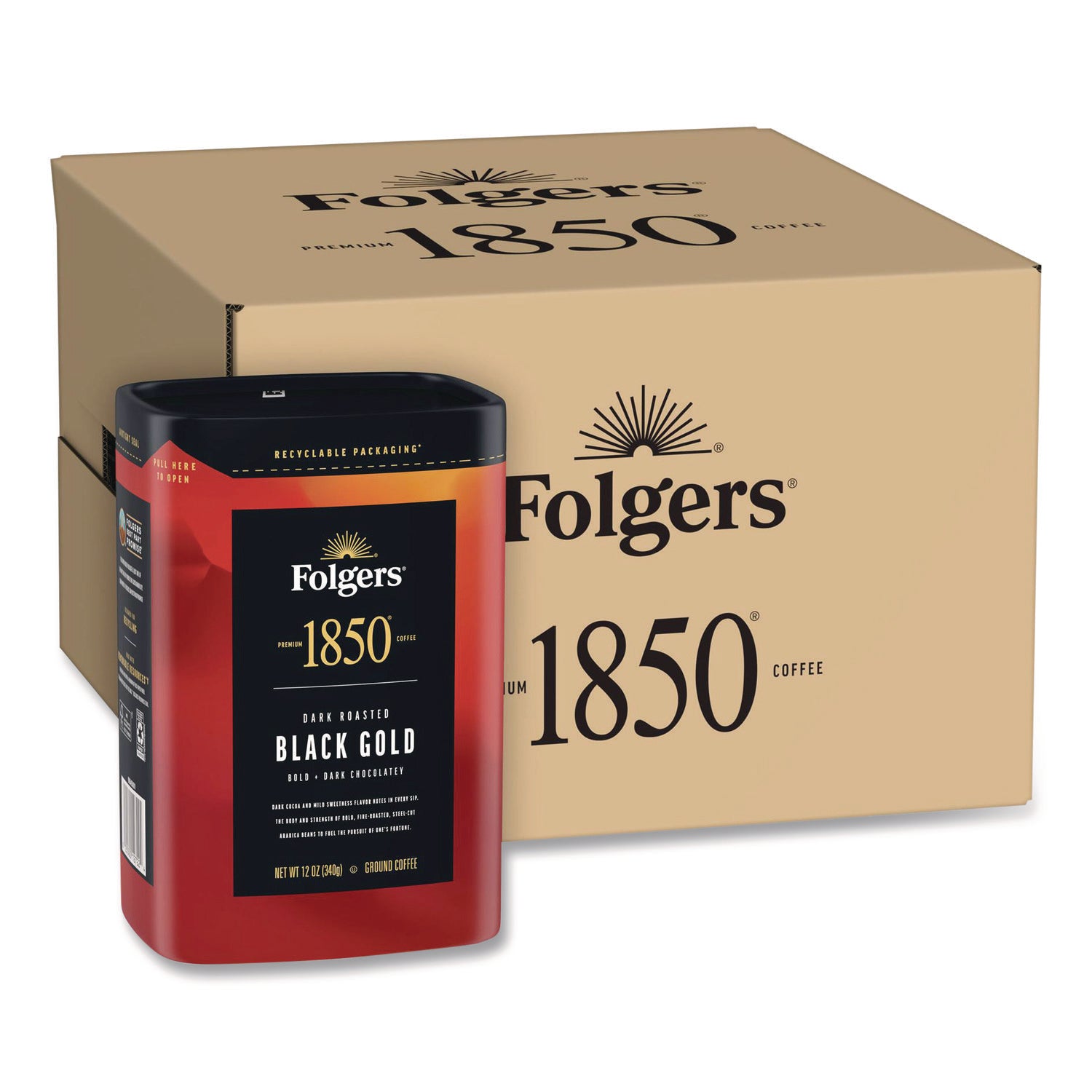 Black Coffee - Dark - Ground - Black Gold - 1 Each