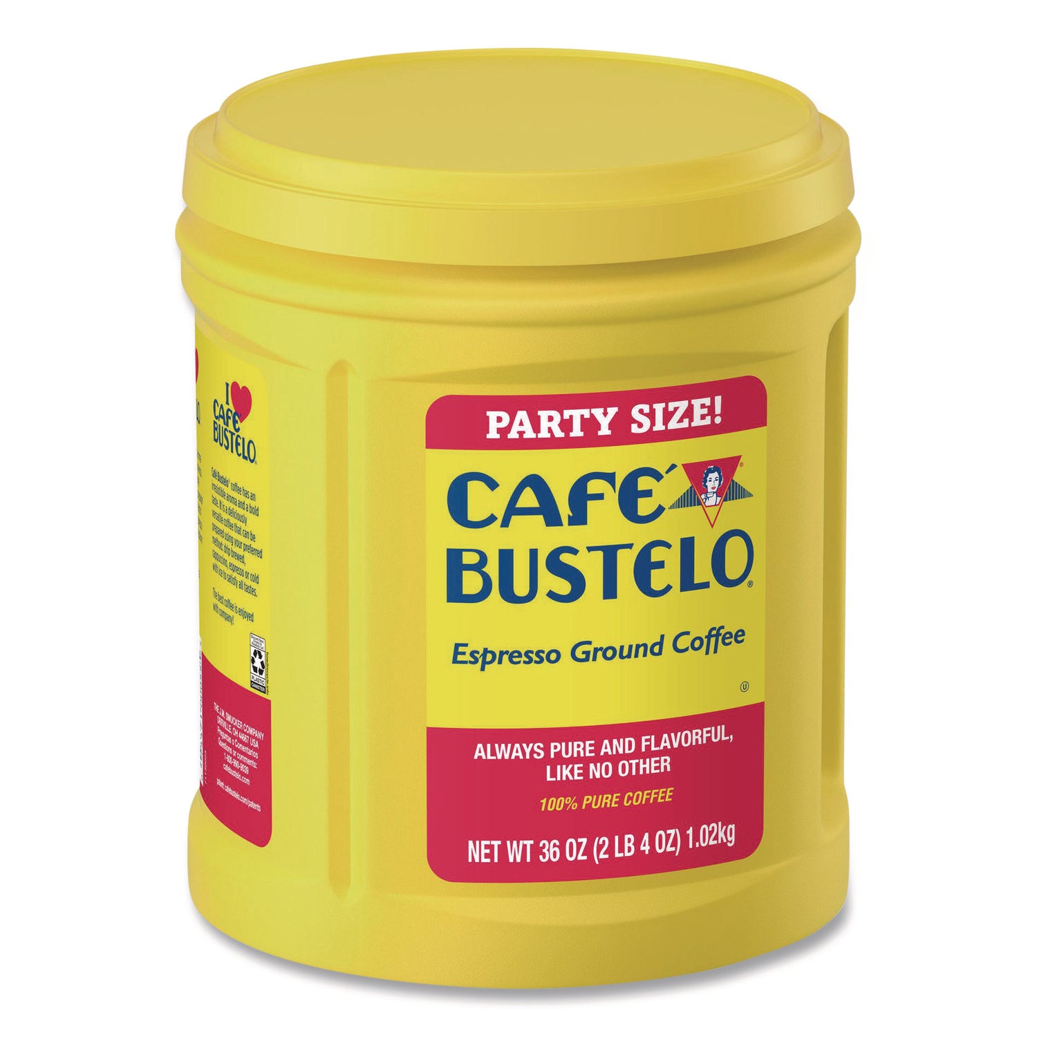 Café Bustelo Ground Espresso Coffee, Dark Roast, 36 oz Can, 1 Each