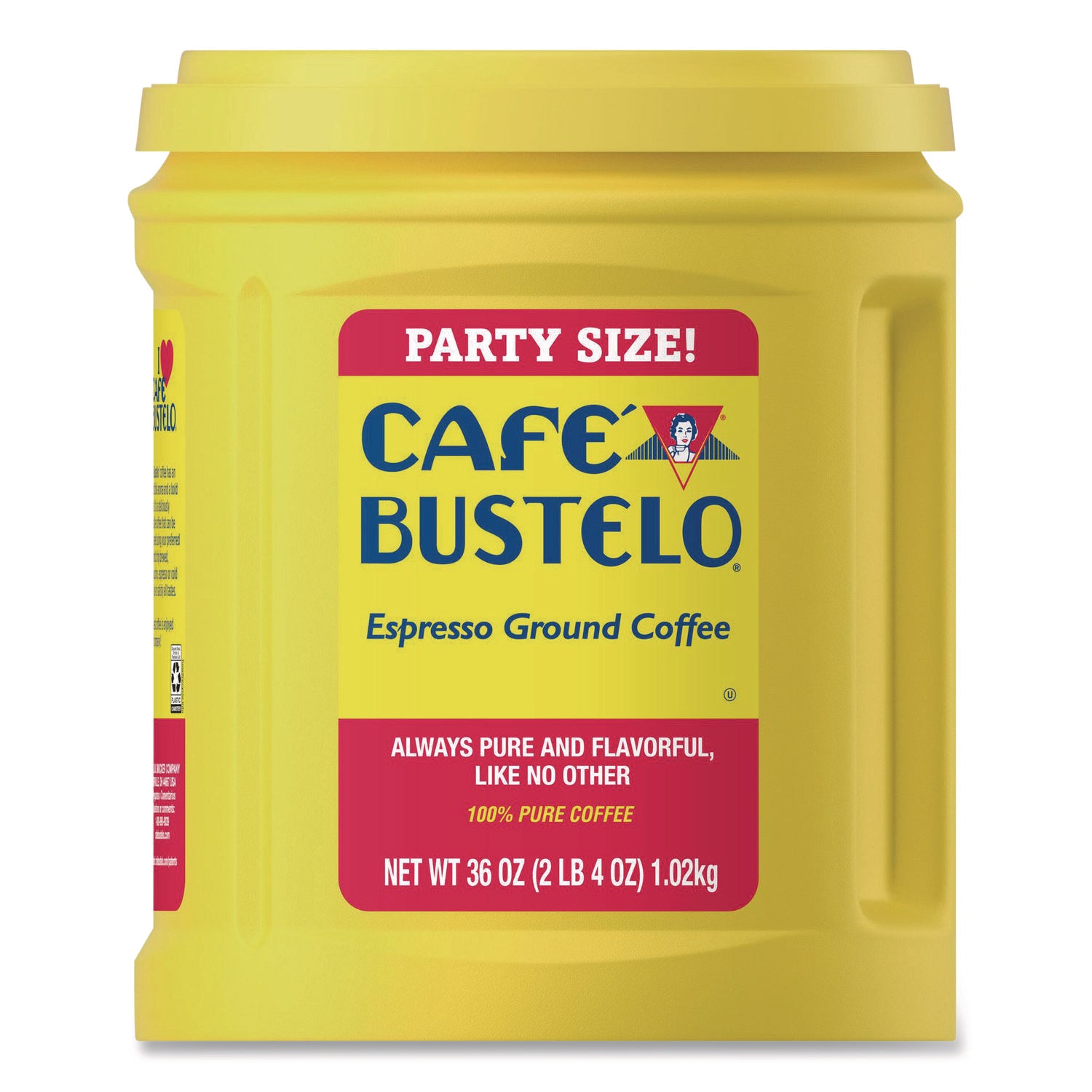 Café Bustelo Ground Espresso Coffee, Dark Roast, 36 oz Can, 1 Each