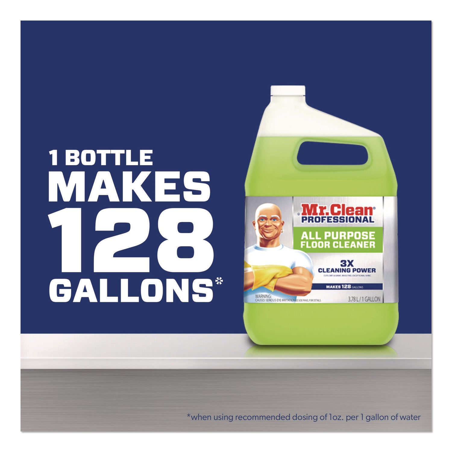 Finished Floor Cleaner, Lemon Scent, 1 gal Bottle